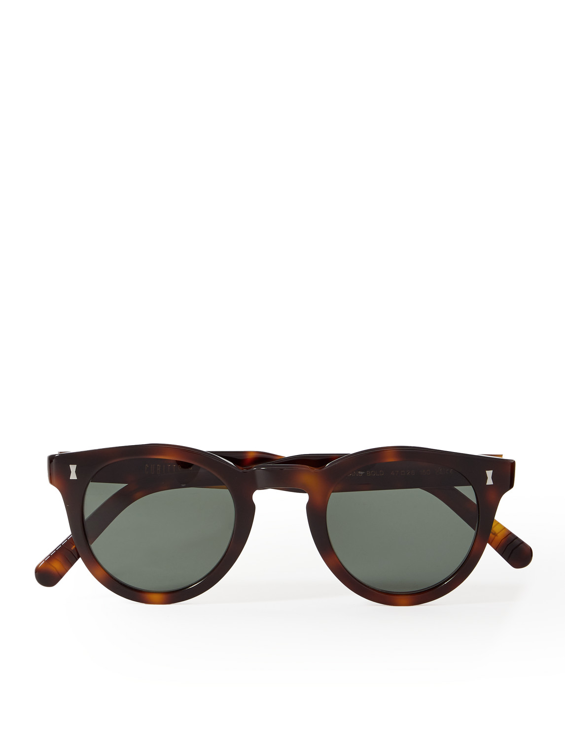 Cubitts Herbrand Round-Frame Tortoiseshell Acetate Sunglasses