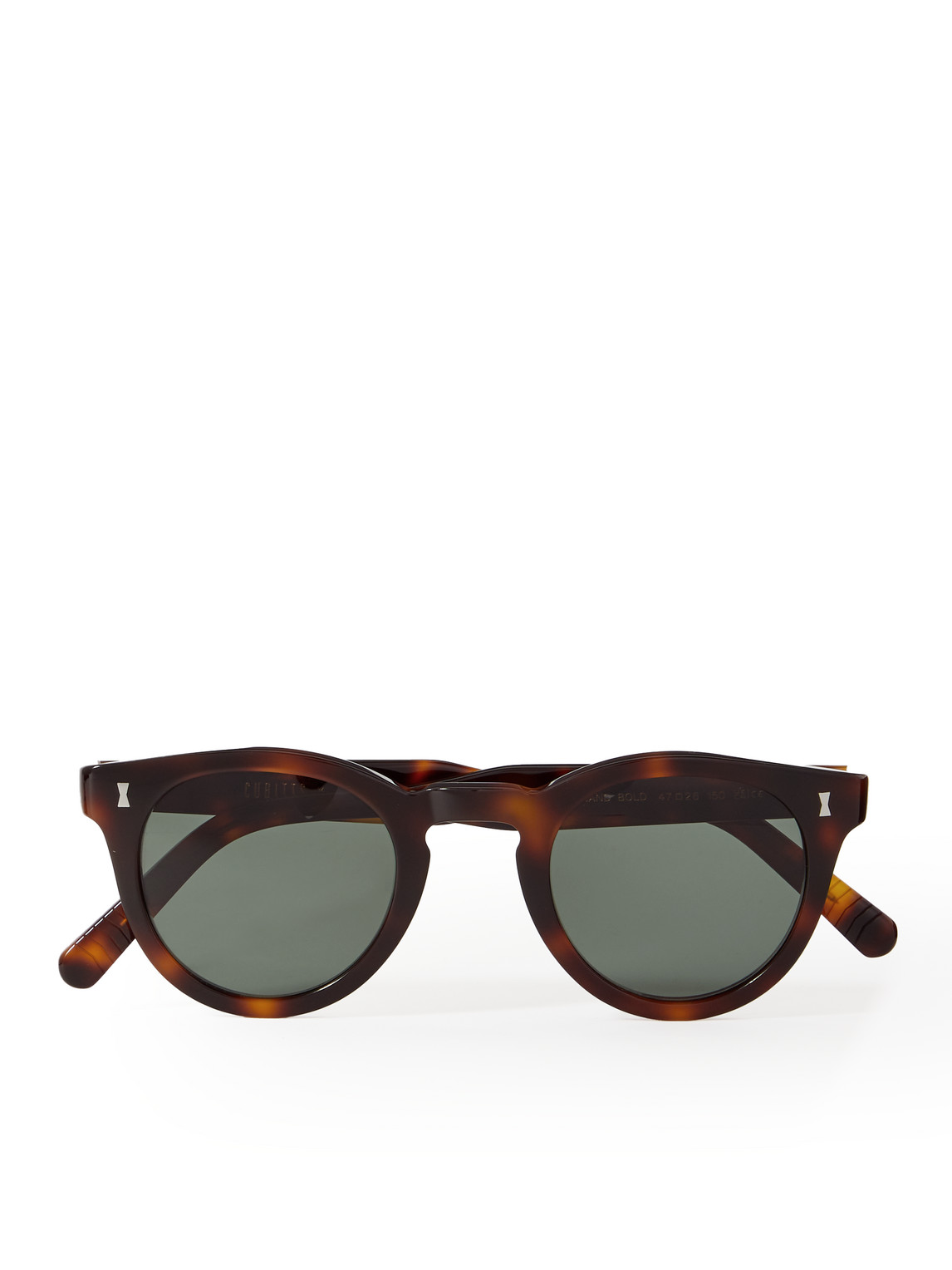 MR P CUBITTS HERBRAND ROUND-FRAME TORTOISESHELL ACETATE SUNGLASSES