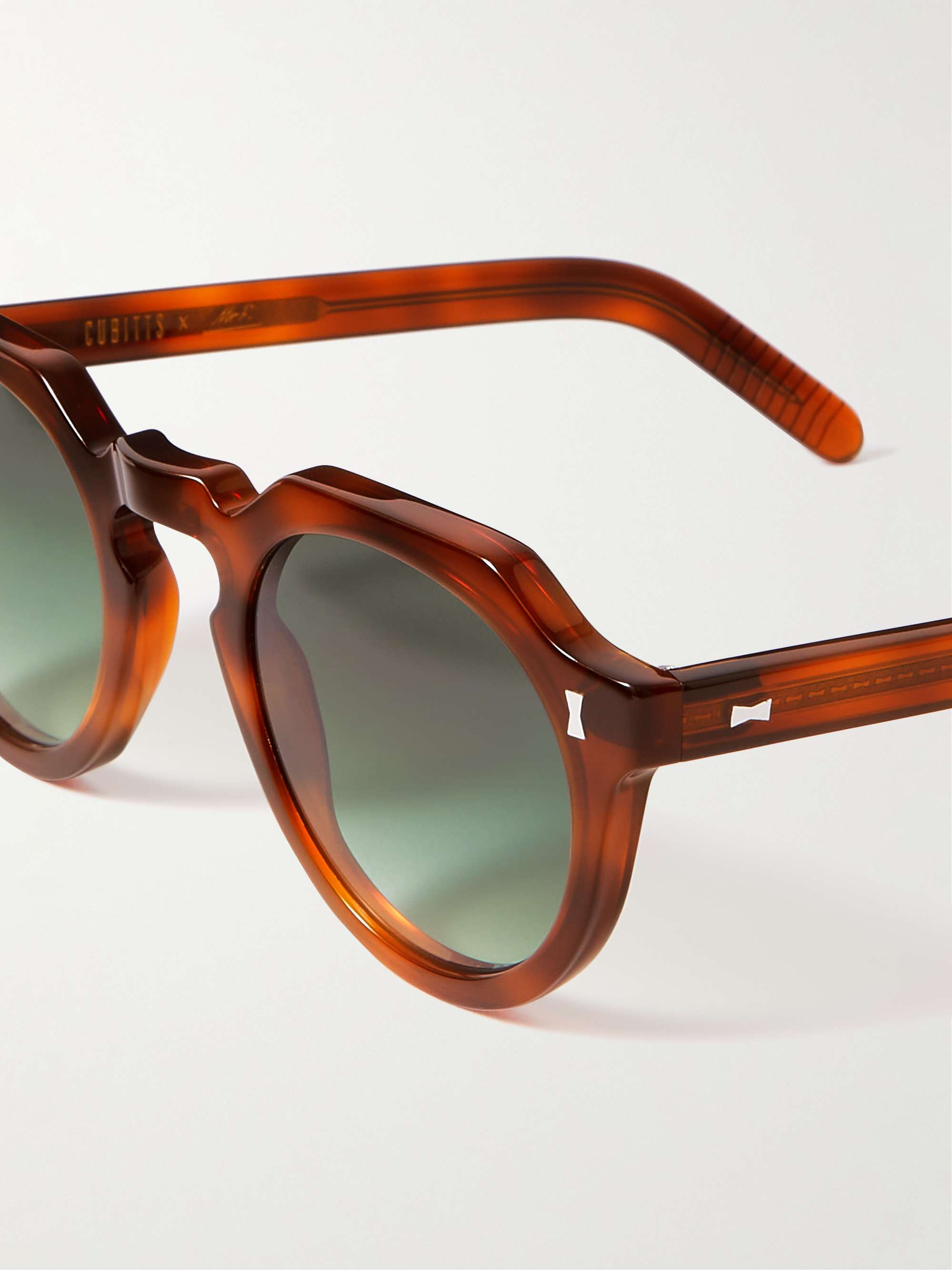 MR P. + Cubitts Cromer Round-Frame Acetate Sunglasses
