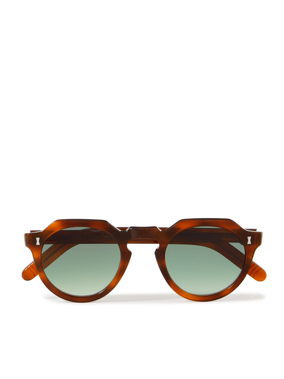 Mr P Cubitts Cromer Round-frame Acetate Sunglasses In Brown