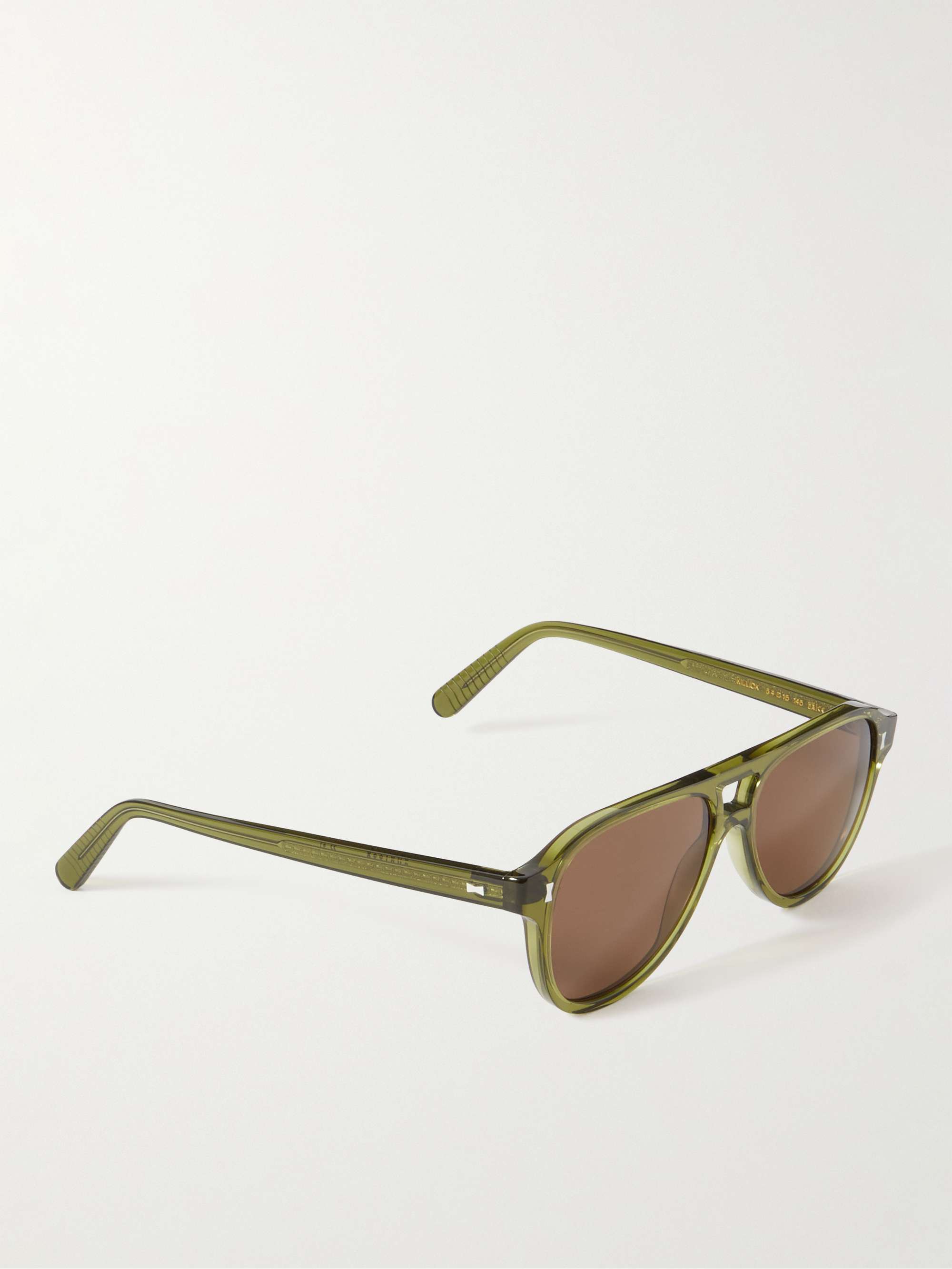 MR P. + Cubitts Killick Aviator-Style Acetate Sunglasses