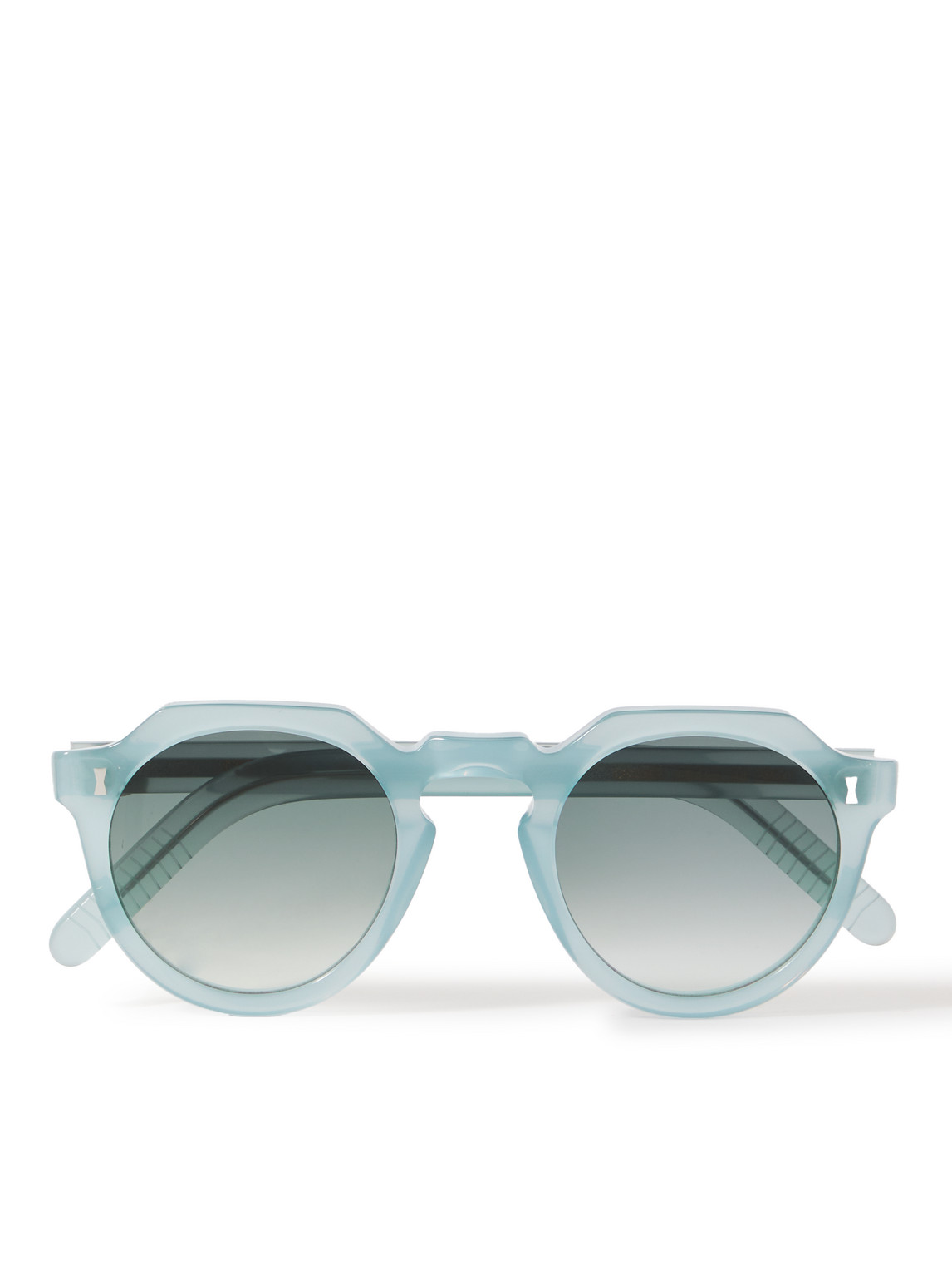 Mr P Cubitts Cromer Round-frame Acetate Sunglasses In Blue