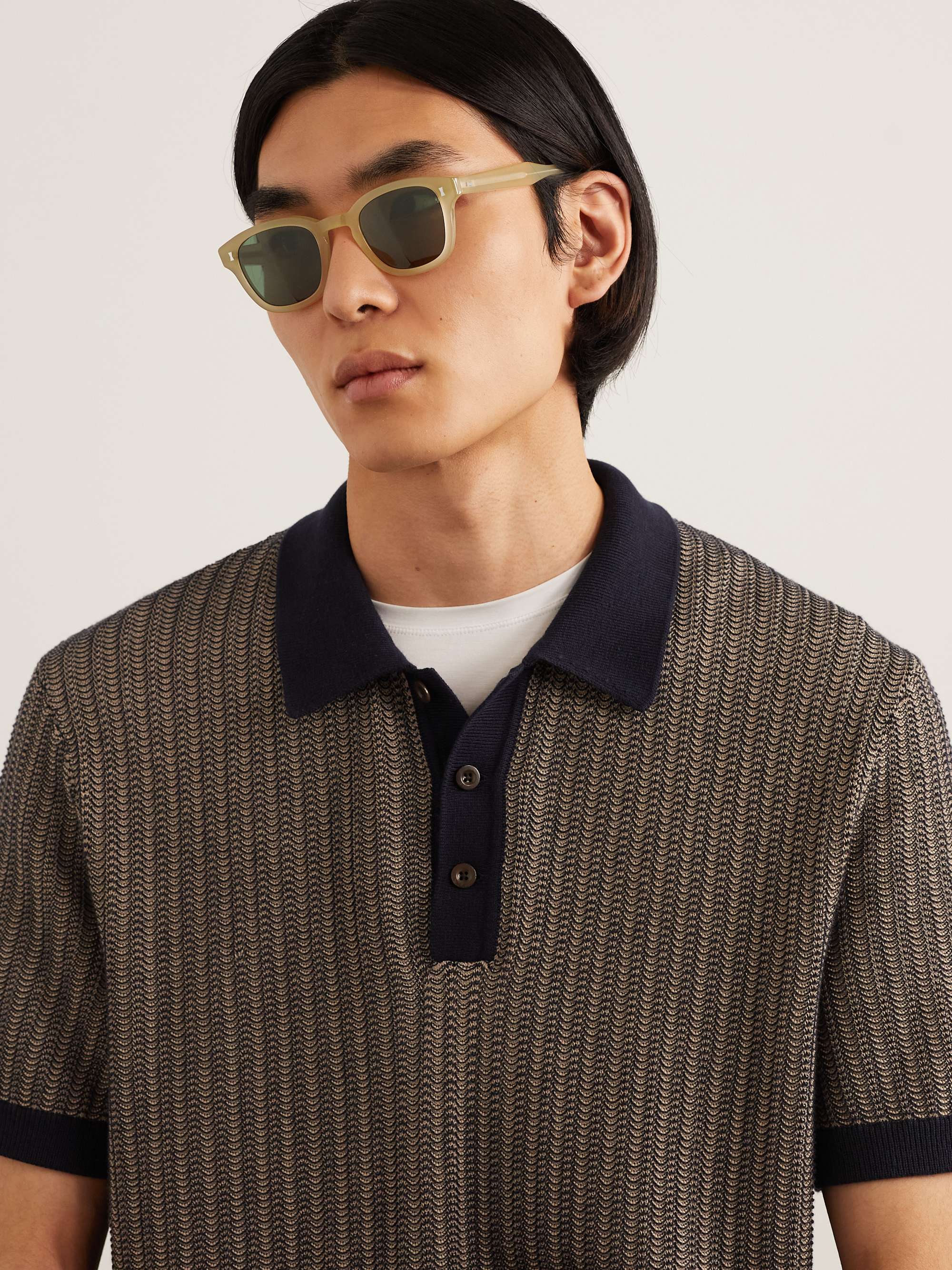 MR P. + Cubitts Carnegie D-Frame Acetate Sunglasses