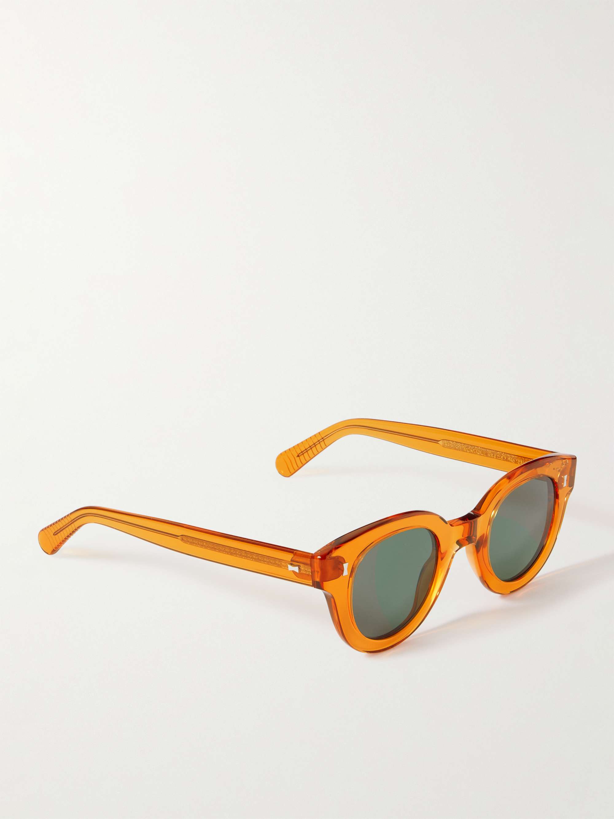 MR P. + Cubitts Montague Round-Frame Acetate Sunglasses