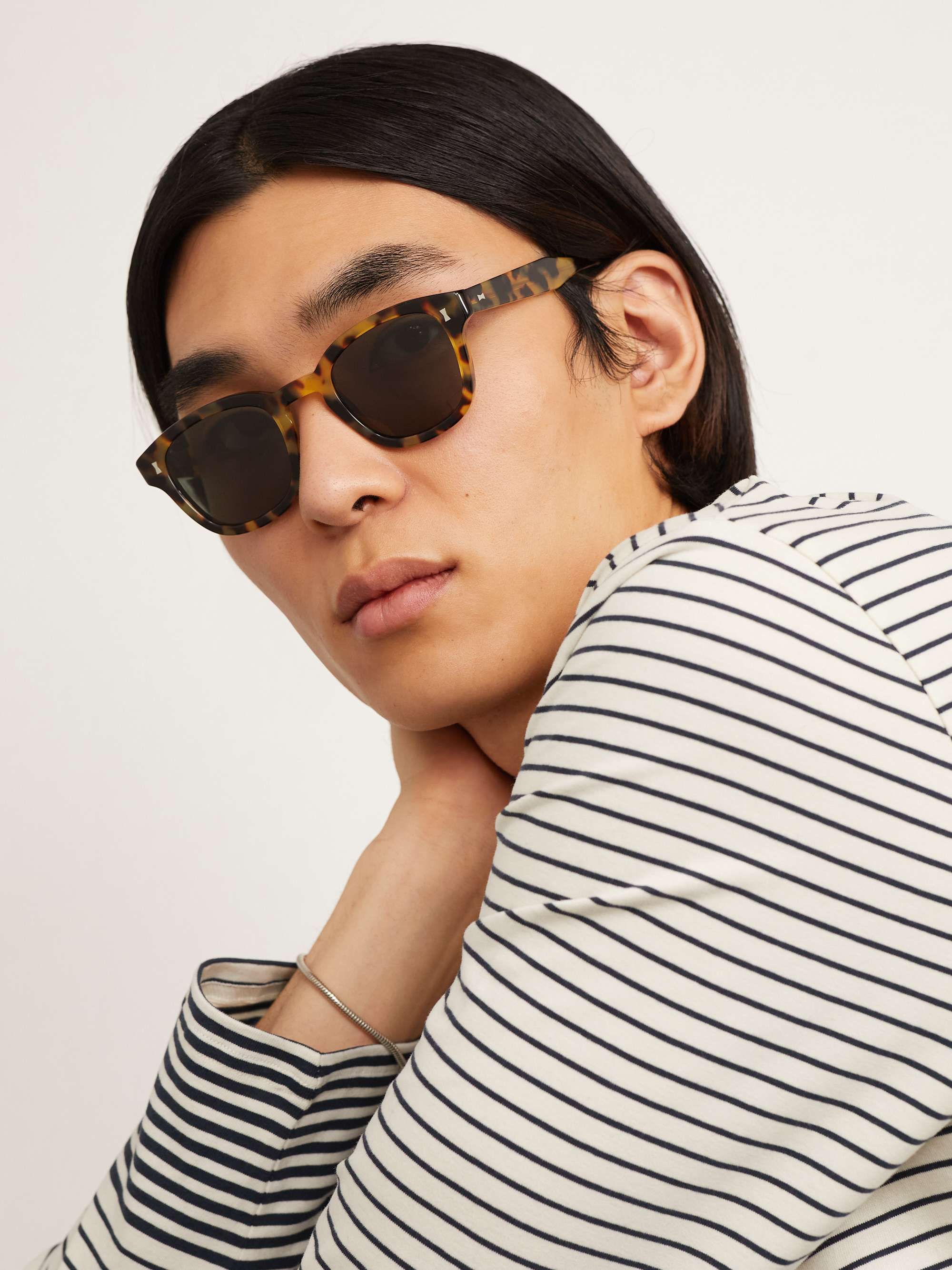 MR P. + Cubitts Carnegie D-Frame Acetate Sunglasses