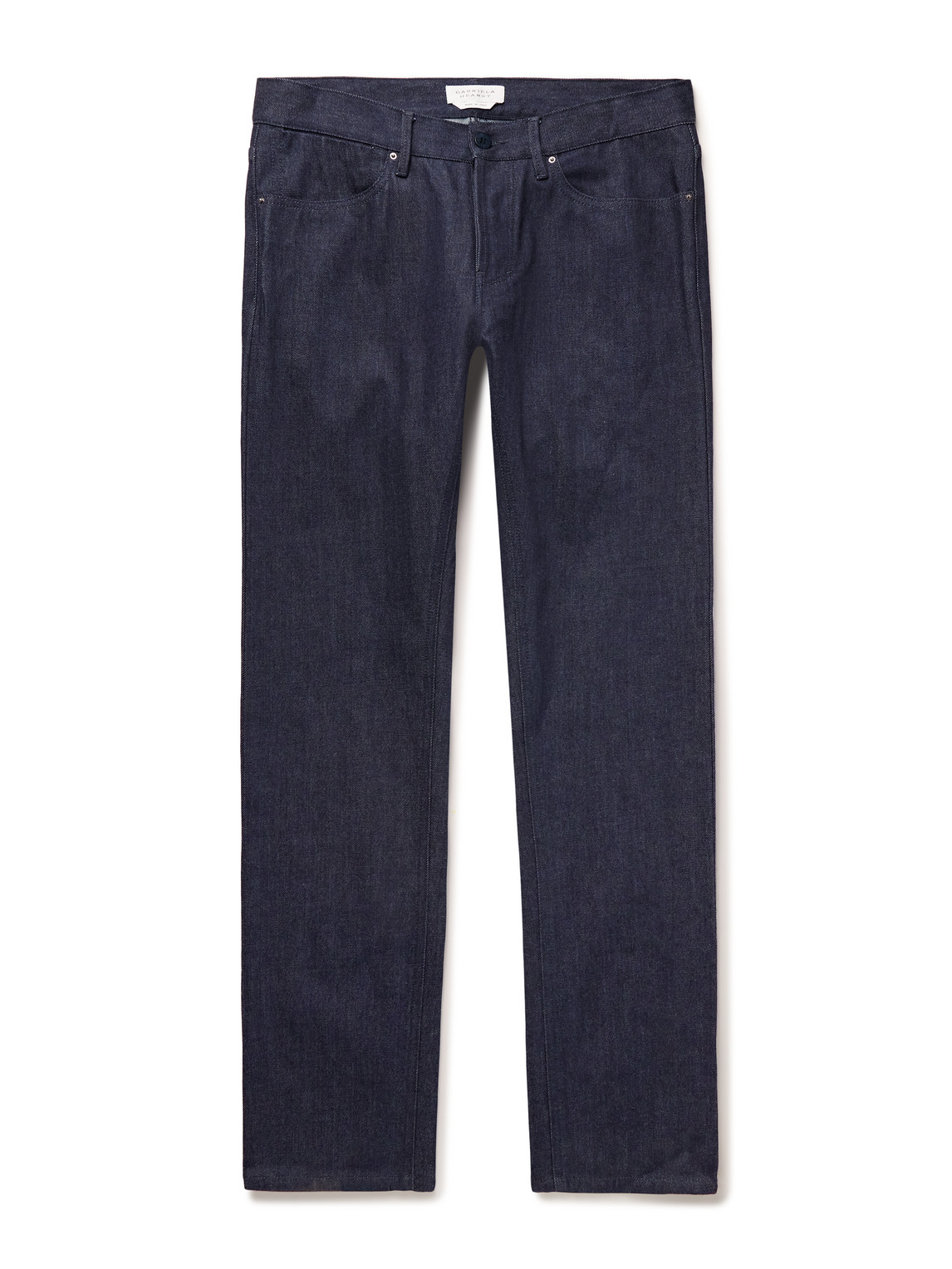 Gabriela Hearst Anthony Slim-fit Straight-leg Jeans In Blue