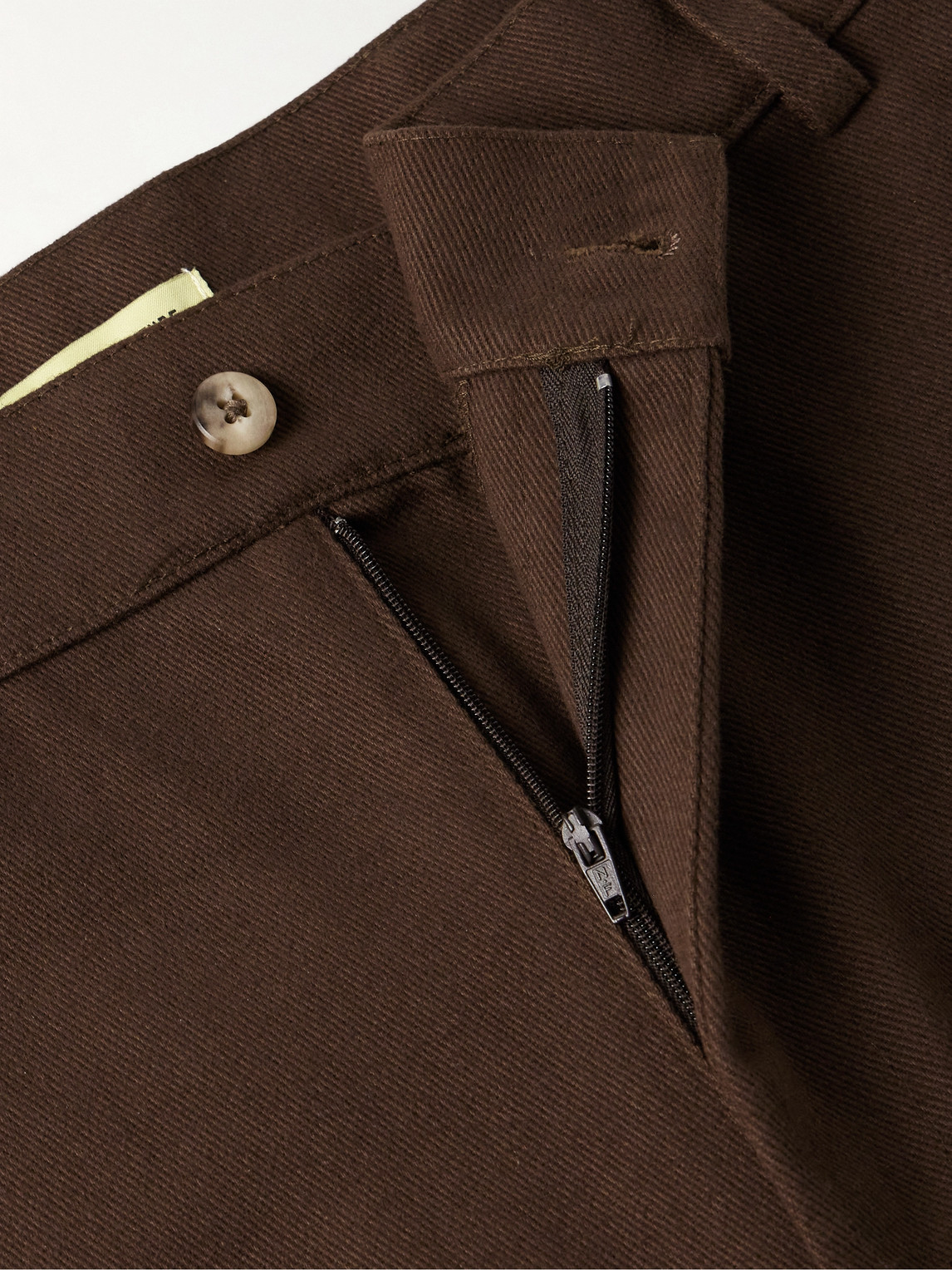 Balloon Tapered Cotton-Drill Trousers