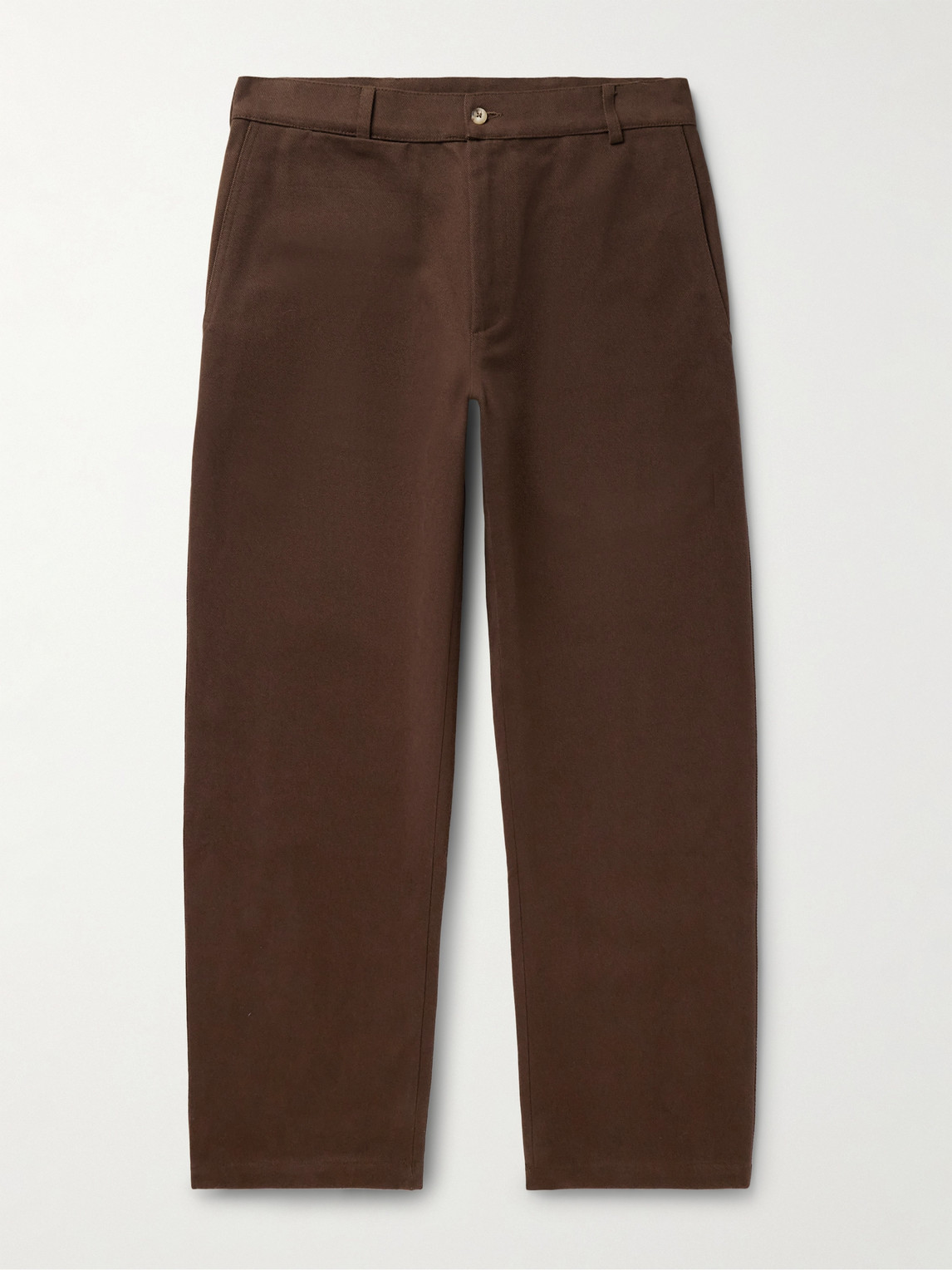 Balloon Tapered Cotton-Drill Trousers