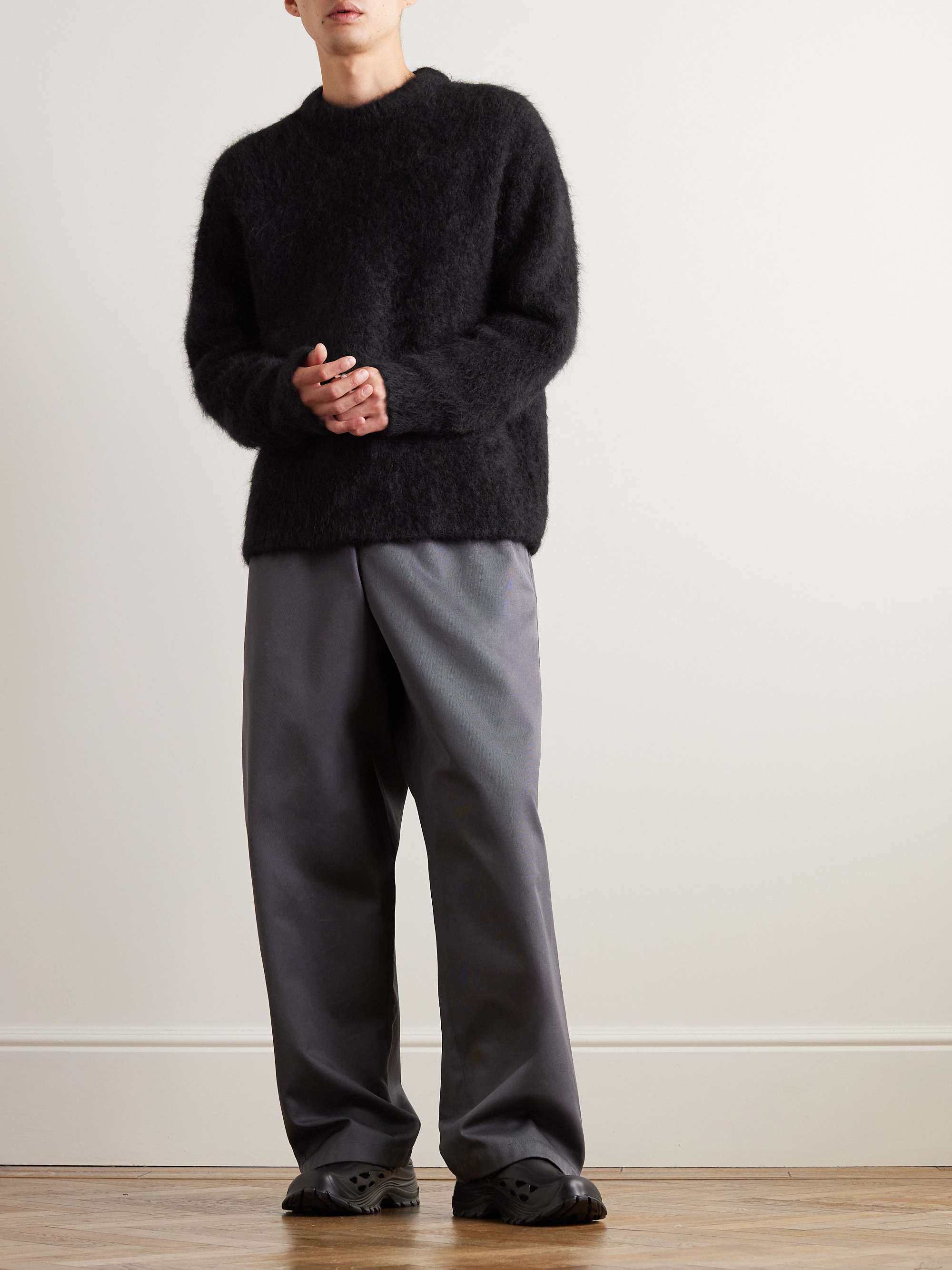 AMOMENTO Oversized Brushed Alpaca-Blend Sweater for Men | MR PORTER
