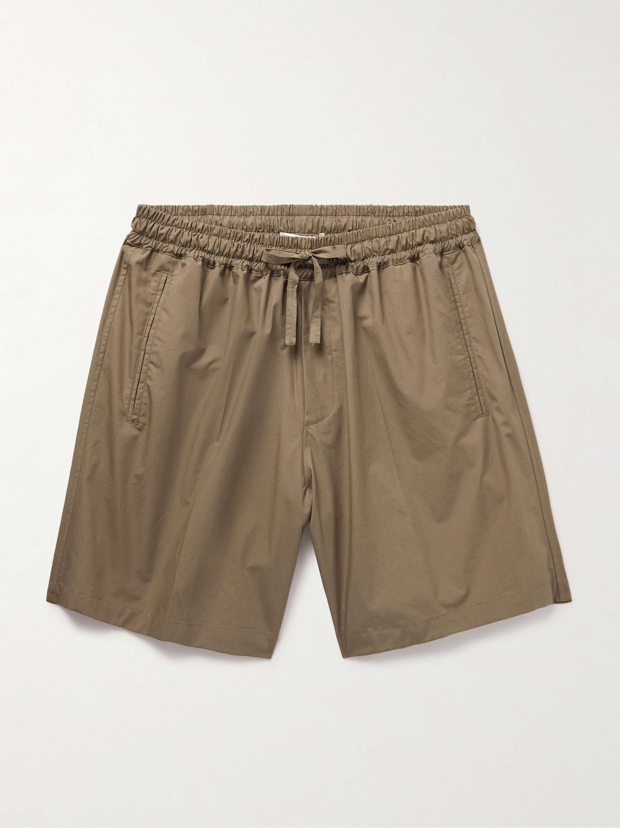 UMIT BENAN B+ Wide-Leg Cotton-Poplin Shorts for Men | MR PORTER