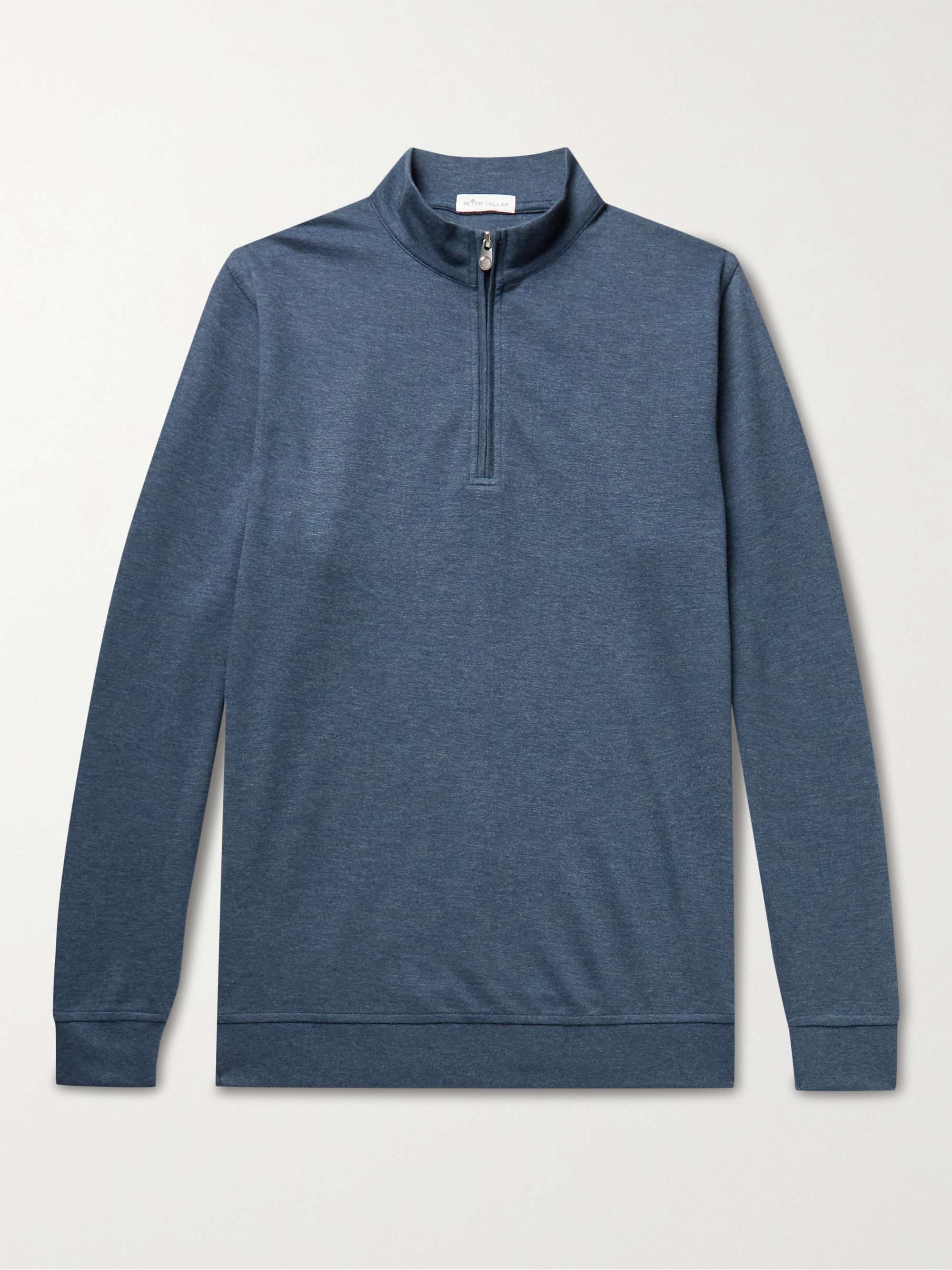 Crown Stretch Cotton and Modal-Blend Half-Zip Sweatshirt