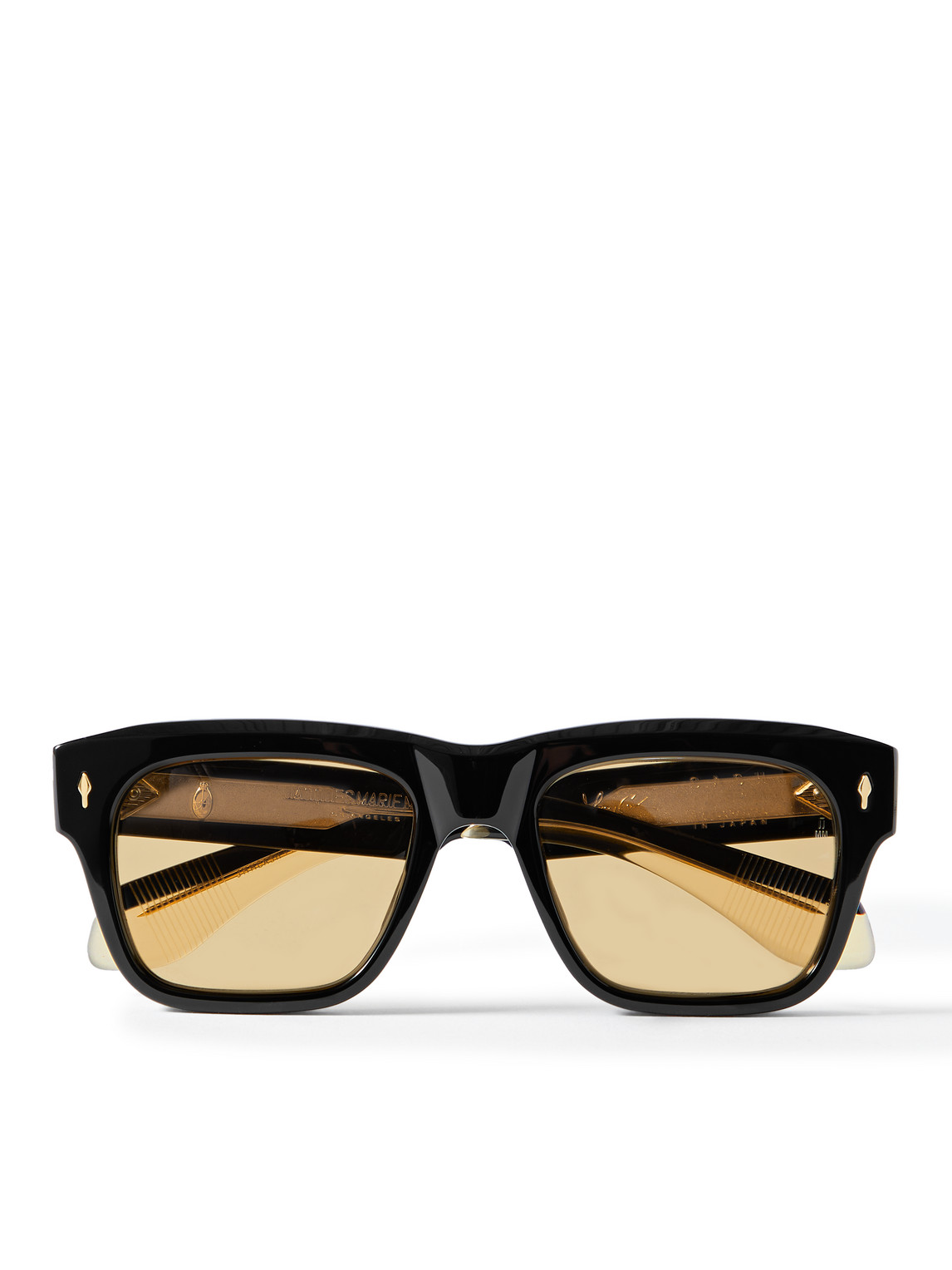 Jacques Marie Mage Cash Squareframe Acetate Sunglasses In Black ModeSens