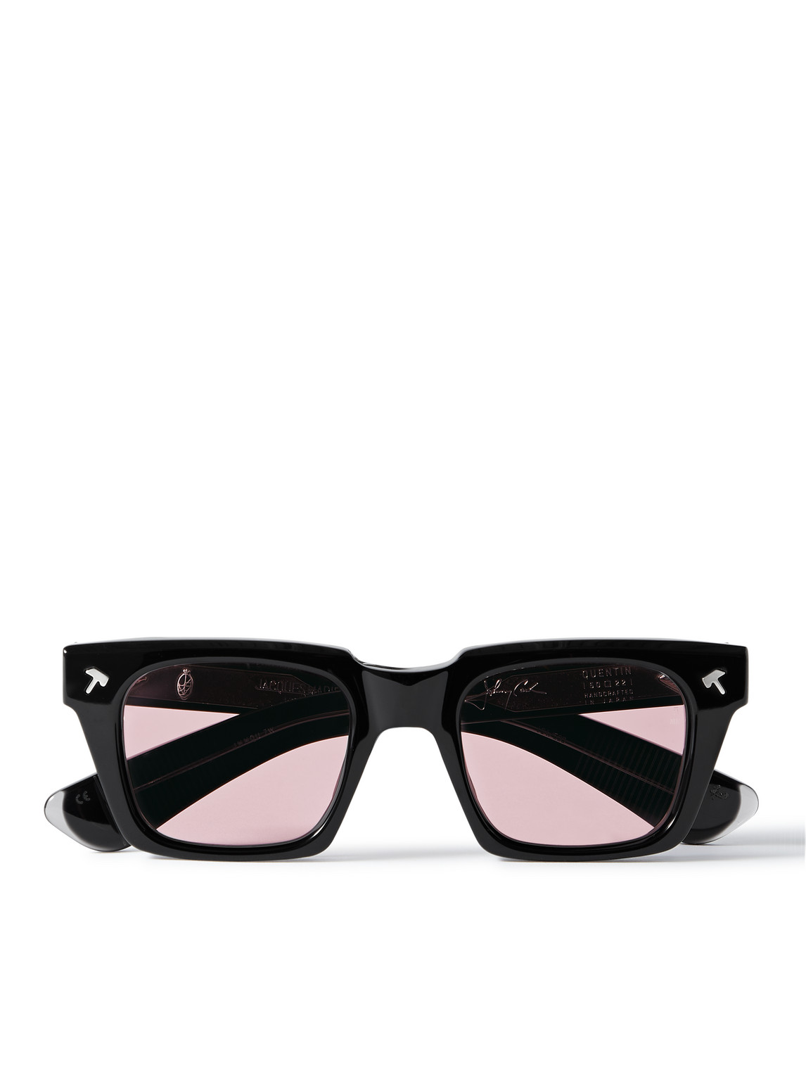 Jacques Marie Mage Quentin Square-frame Acetate Sunglasses In Black