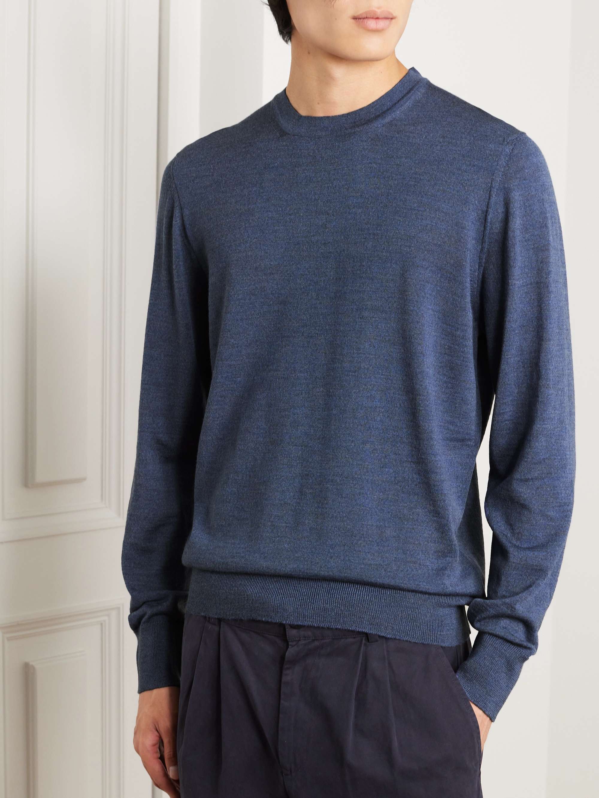 MR P. Slim-Fit Merino Wool Sweater for Men | MR PORTER