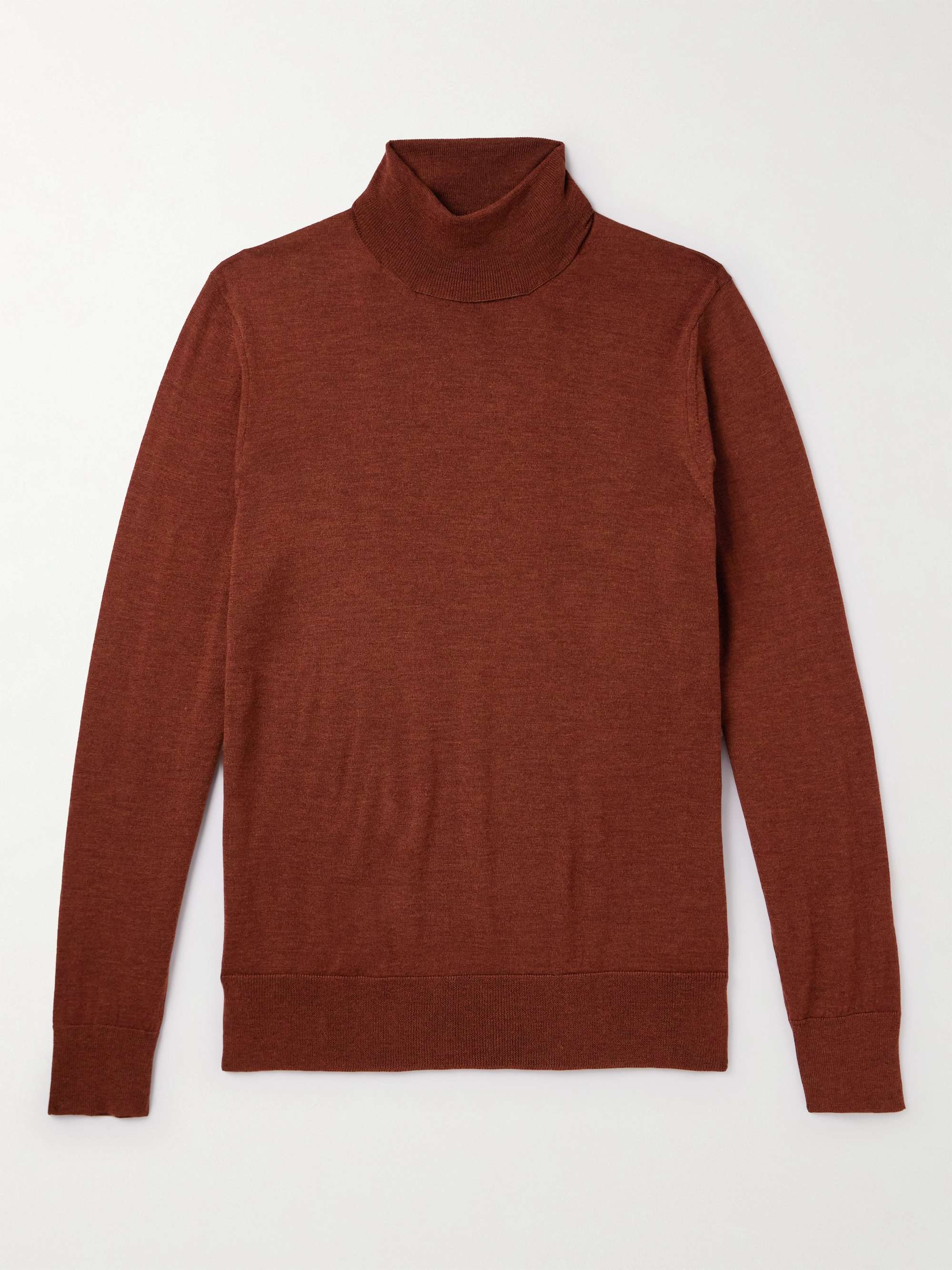 MR P. Slim-Fit Merino Wool Rollneck Sweater for Men | MR PORTER