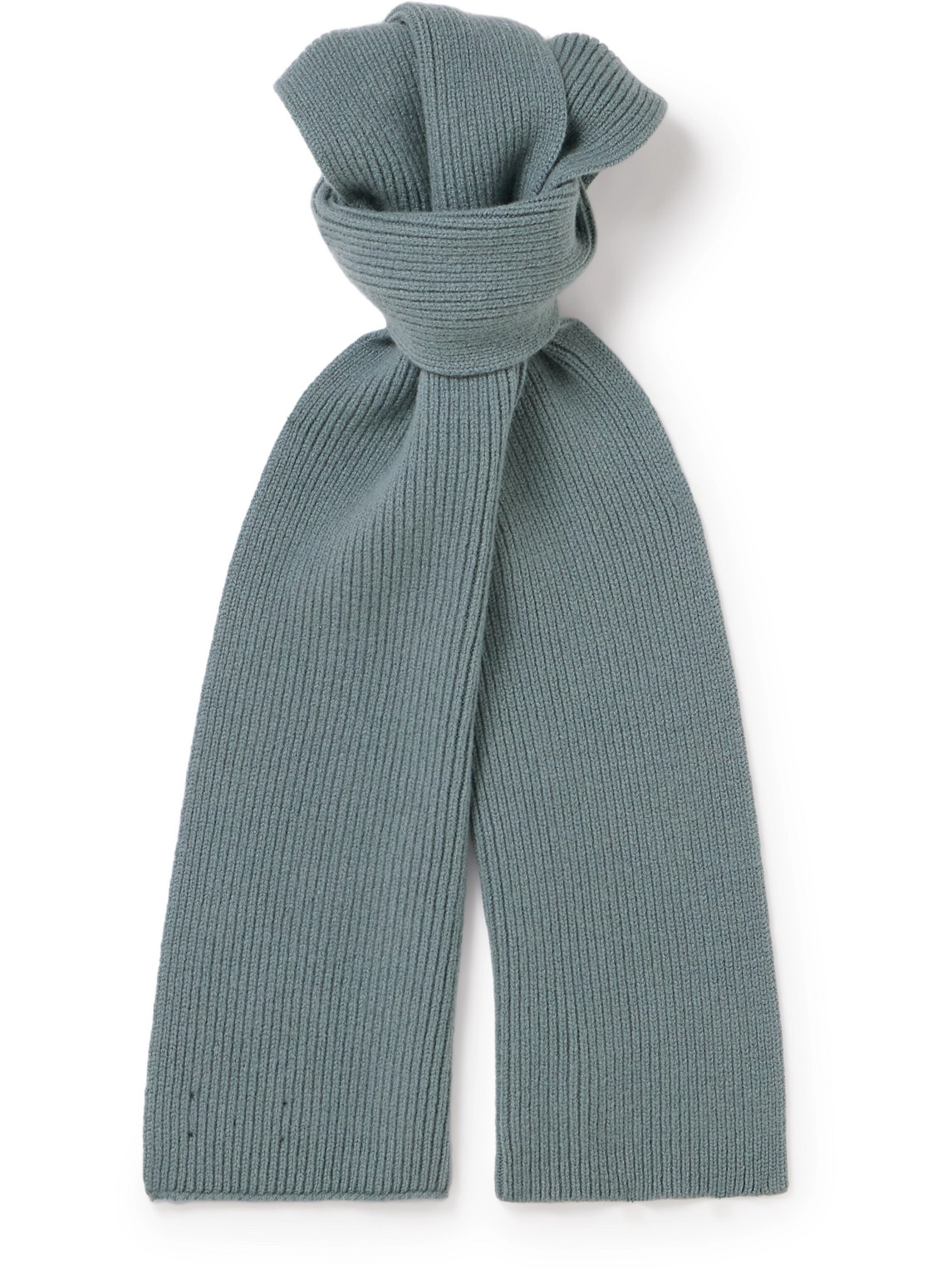 Ribbed Wool Scarf