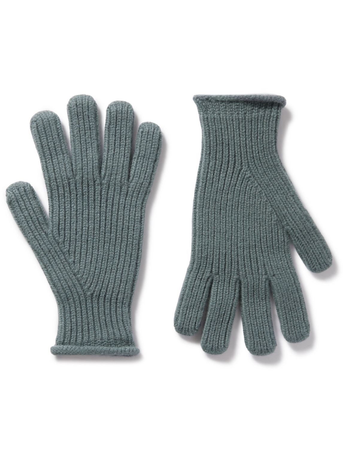 Ribbed Wool Gloves