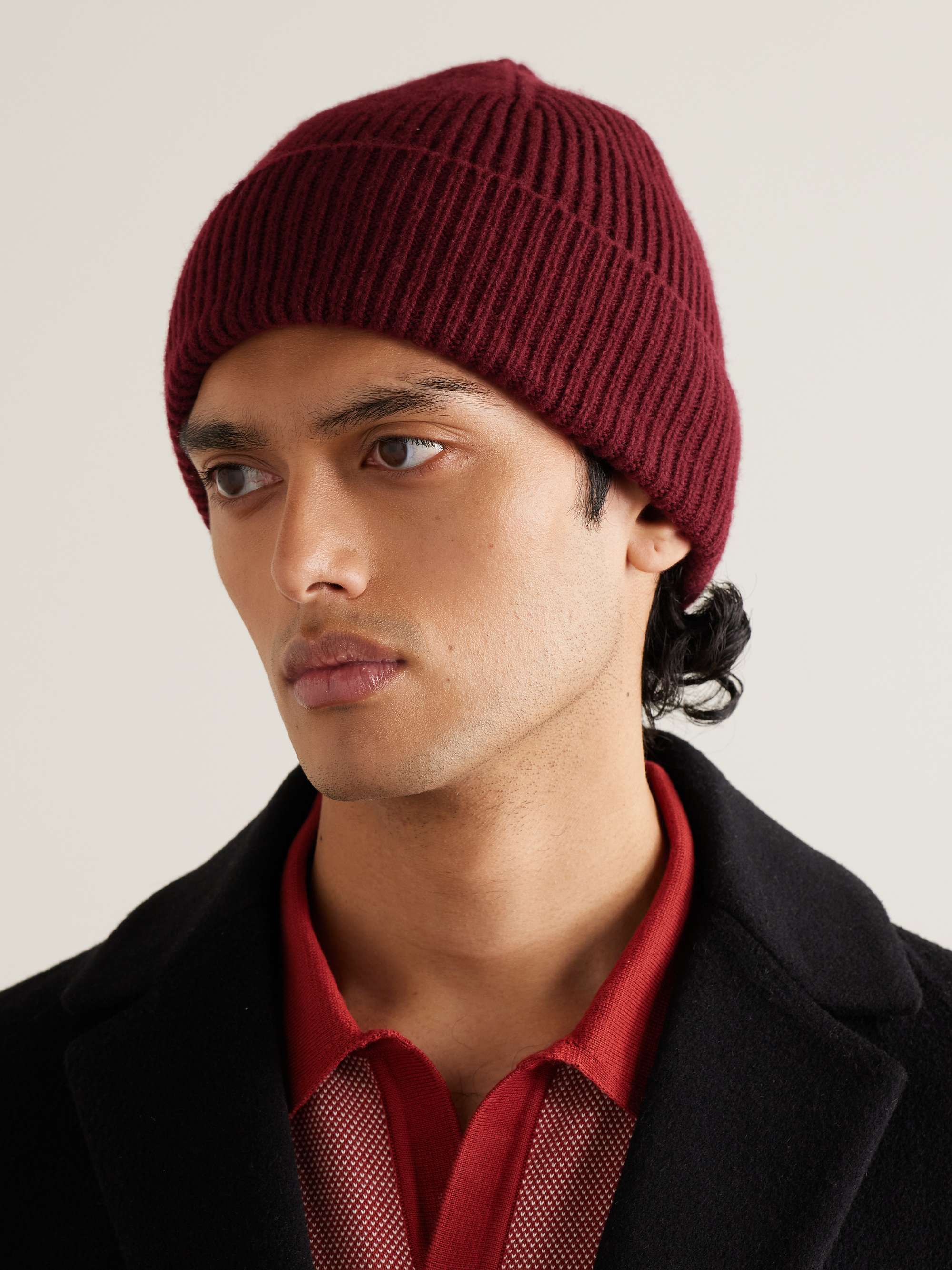 MR P. Ribbed Wool Beanie