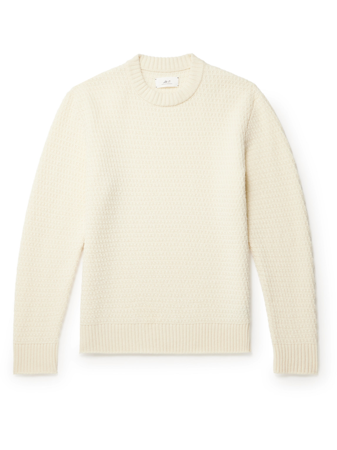 Mr P Wool-jacquard Sweater In Neutrals