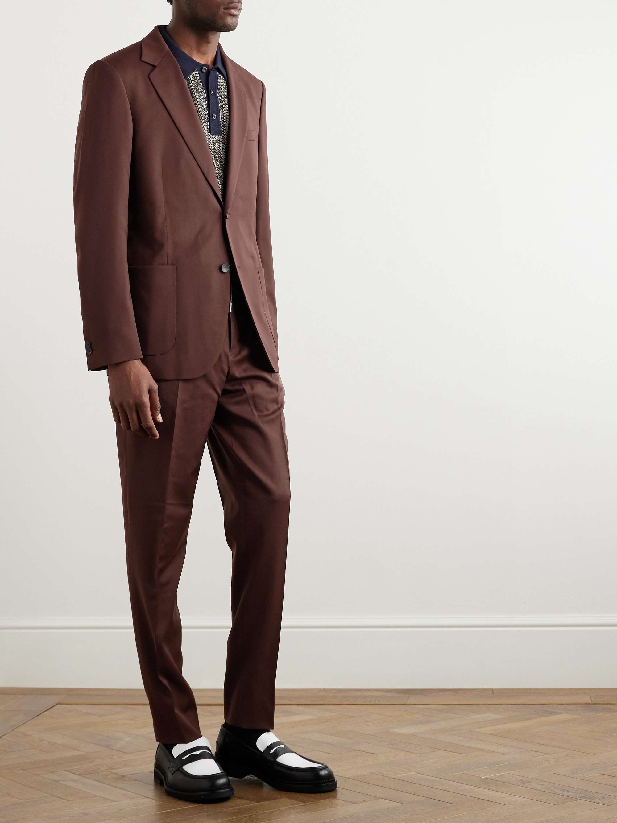 MR P Slim Fit Wool Twill Suit Jacket For Men MR PORTER