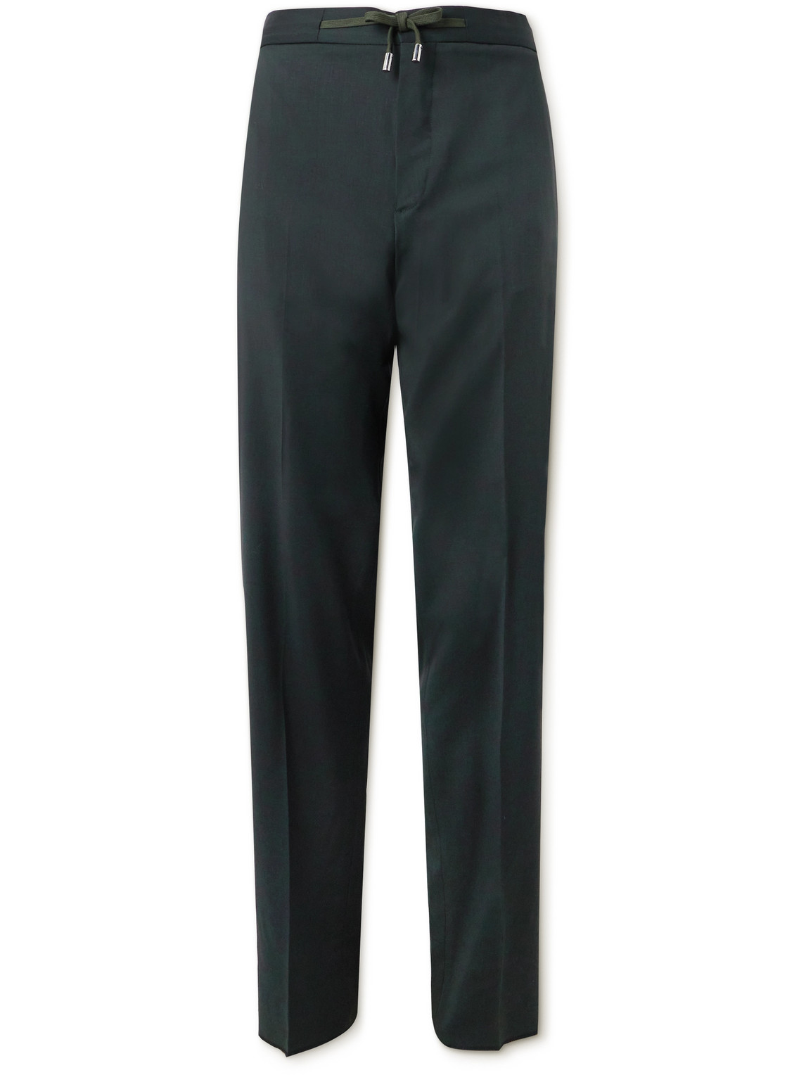Slim-Fit Wool -Twill Drawstring Suit Trousers
