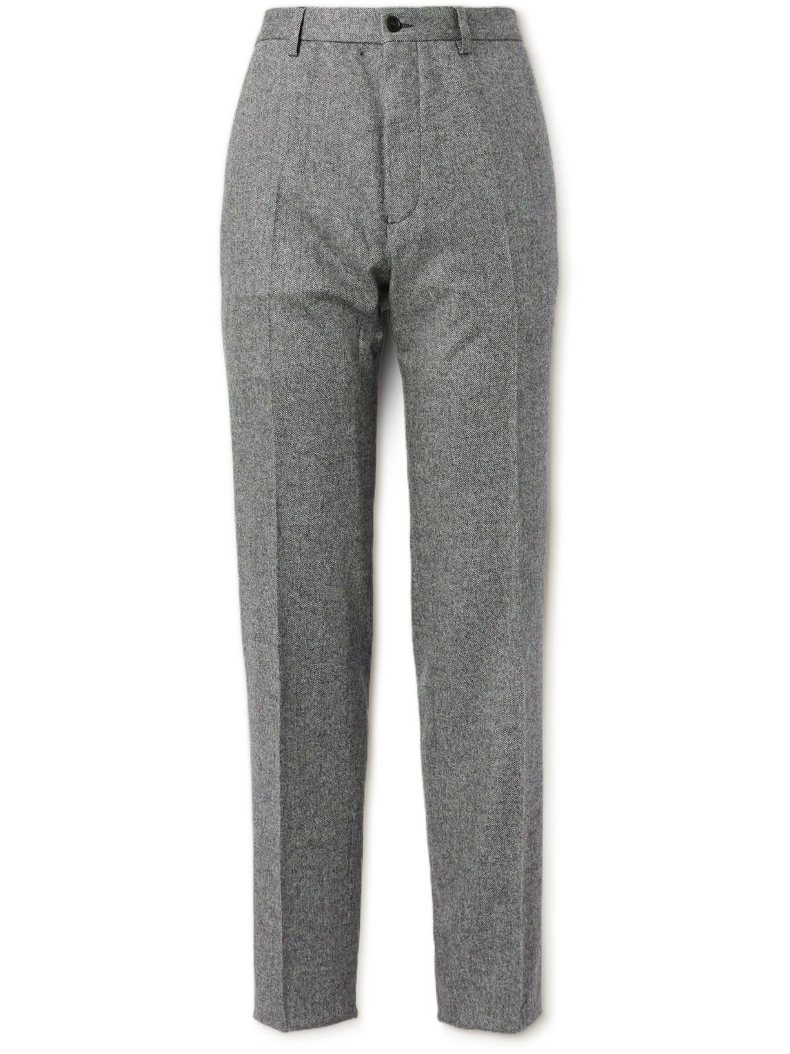 Phillip Tapered Pleated Wool-Blend Trousers