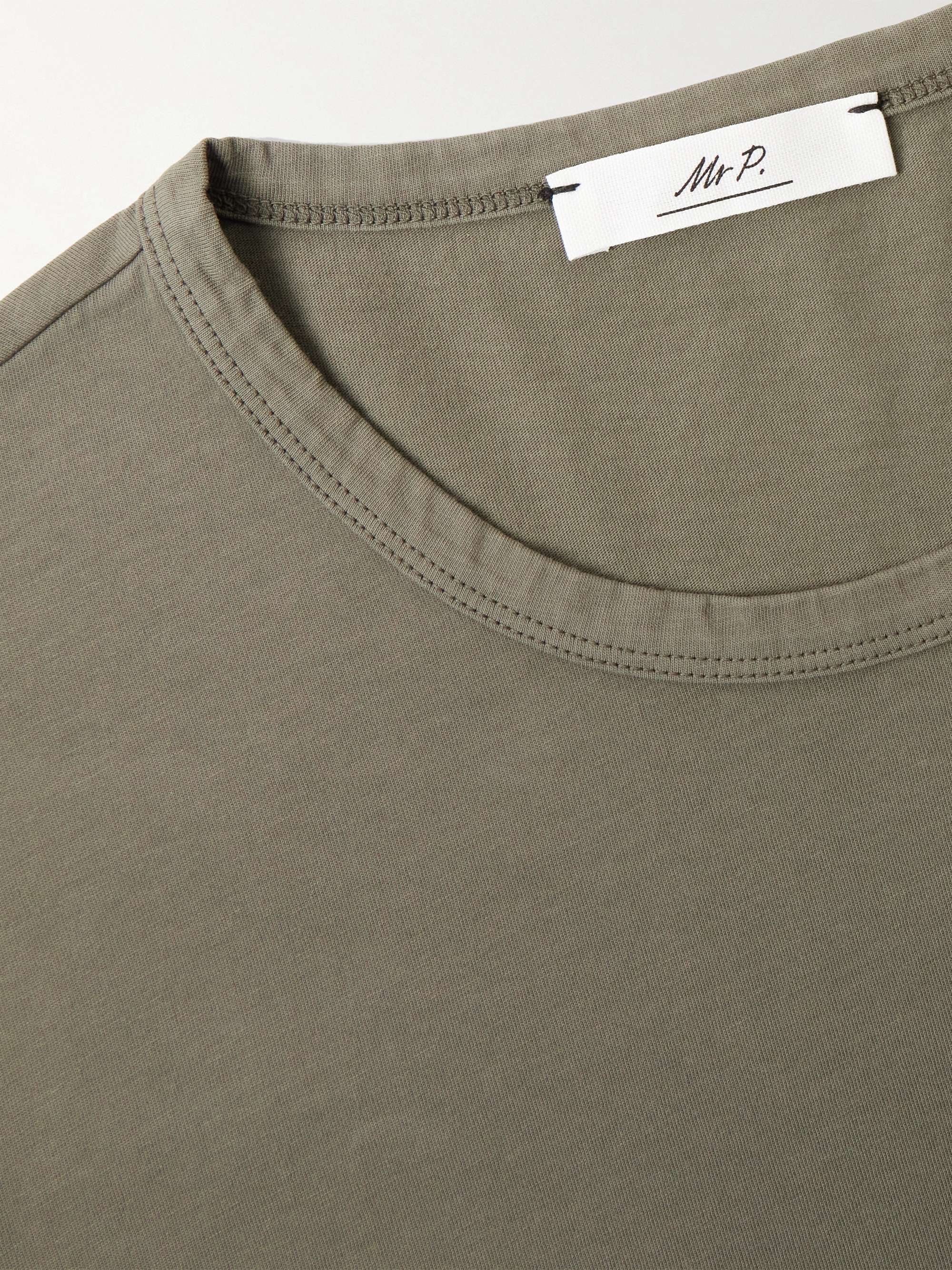 MR P. Garment-Dyed Cotton-Jersey T-Shirt