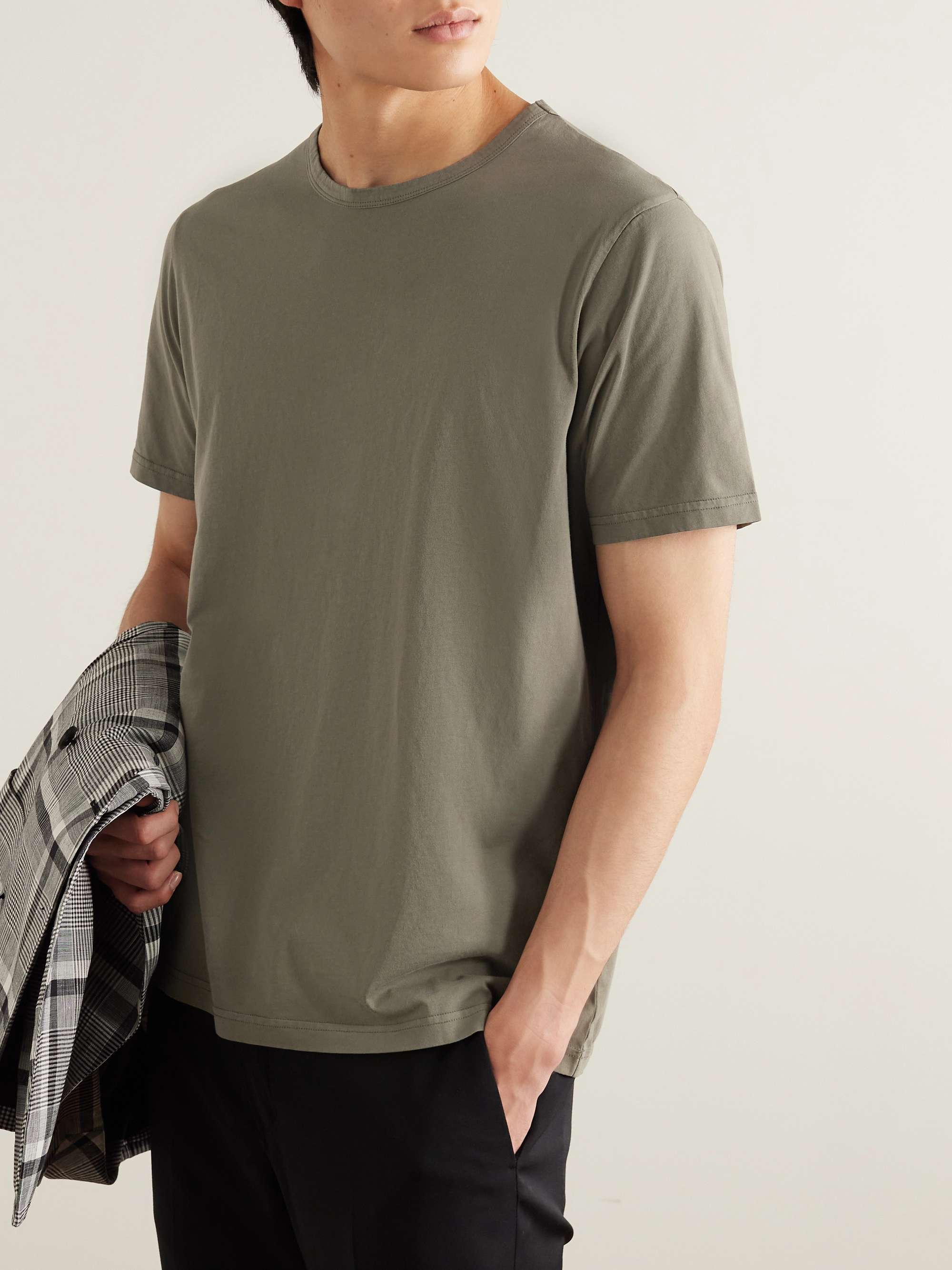 MR P. Garment-Dyed Cotton-Jersey T-Shirt