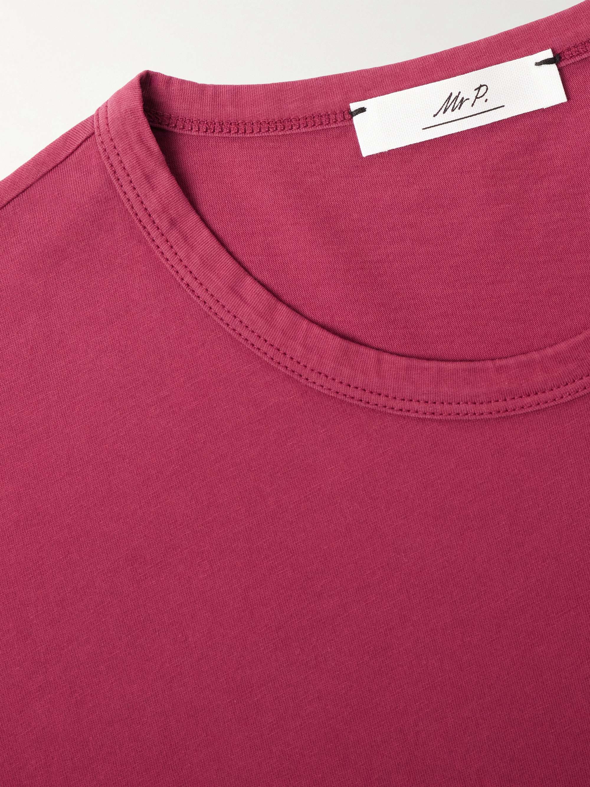 MR P. Garment-Dyed Cotton-Jersey T-Shirt