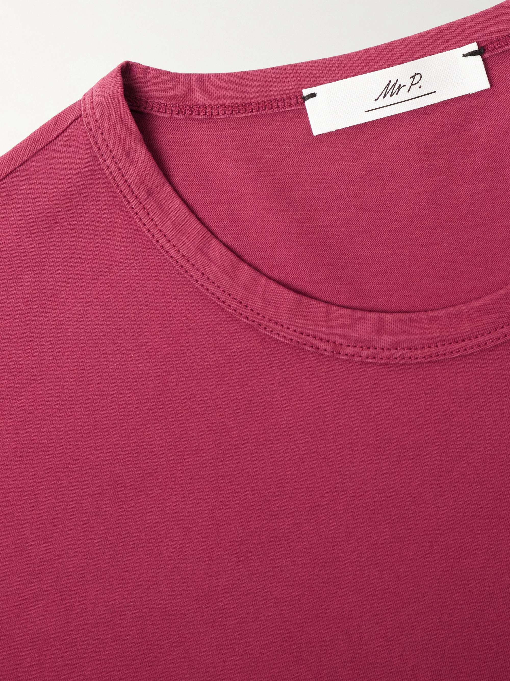 MR P. Garment-Dyed Cotton-Jersey T-Shirt for Men | MR PORTER