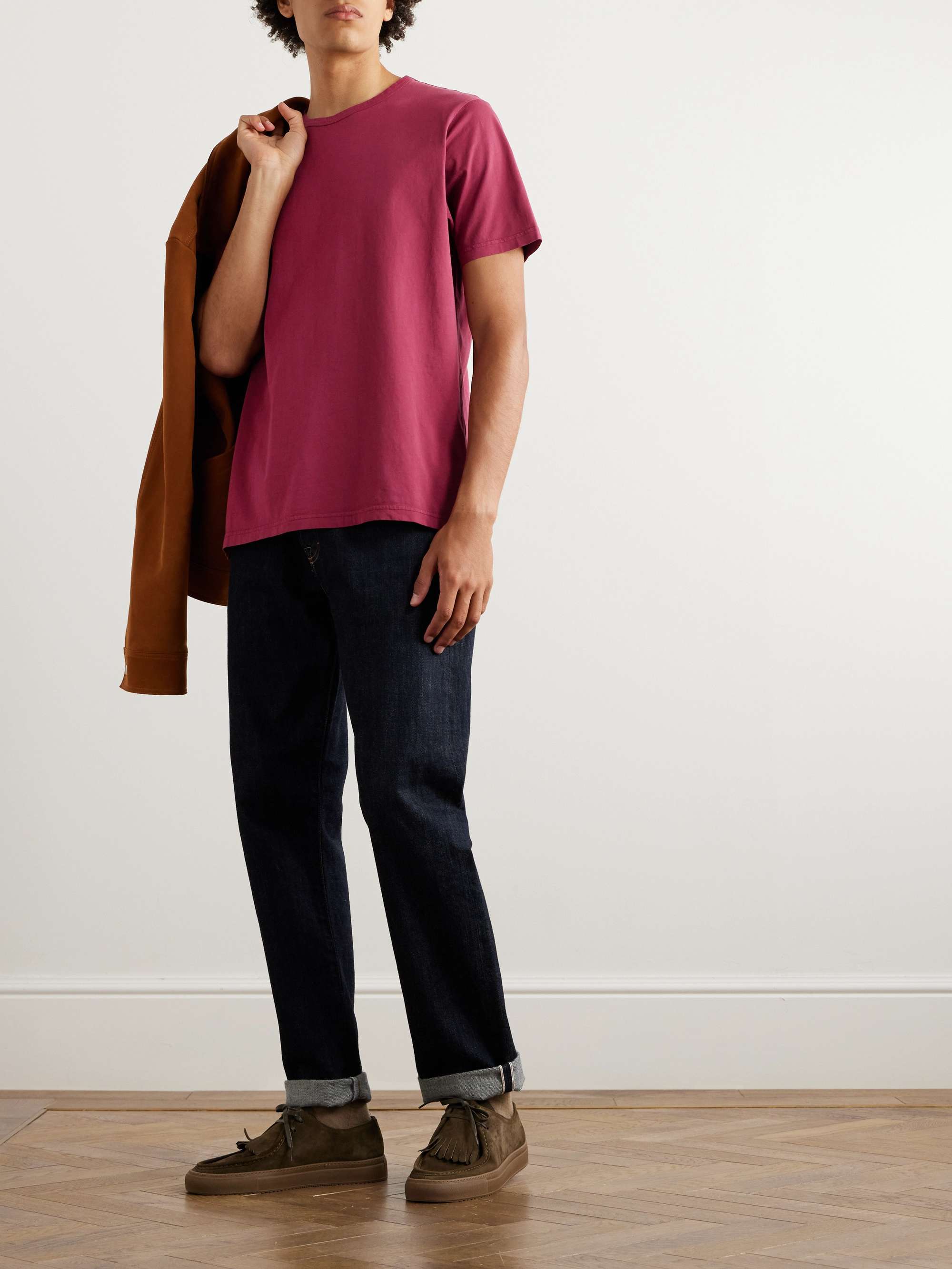 MR P. Garment-Dyed Cotton-Jersey T-Shirt