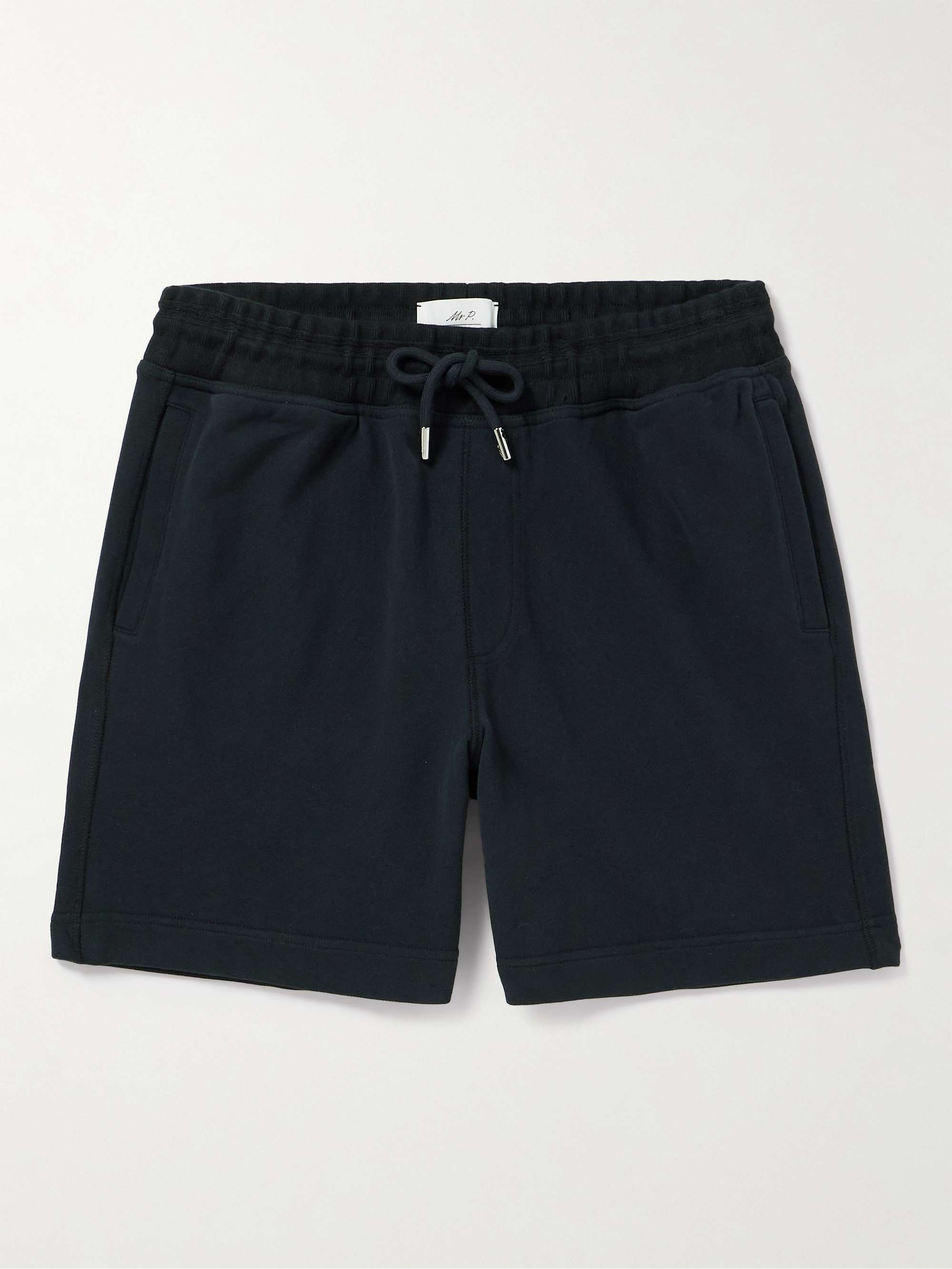 MR P. Straight-Leg Cotton-Jersey Drawstring Shorts