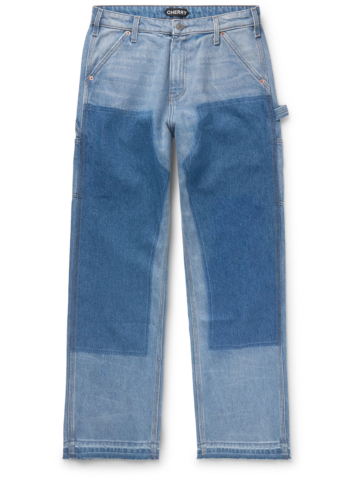 Cherry Los Angeles - Straight-Leg Distressed Jeans - Men - Blue - S