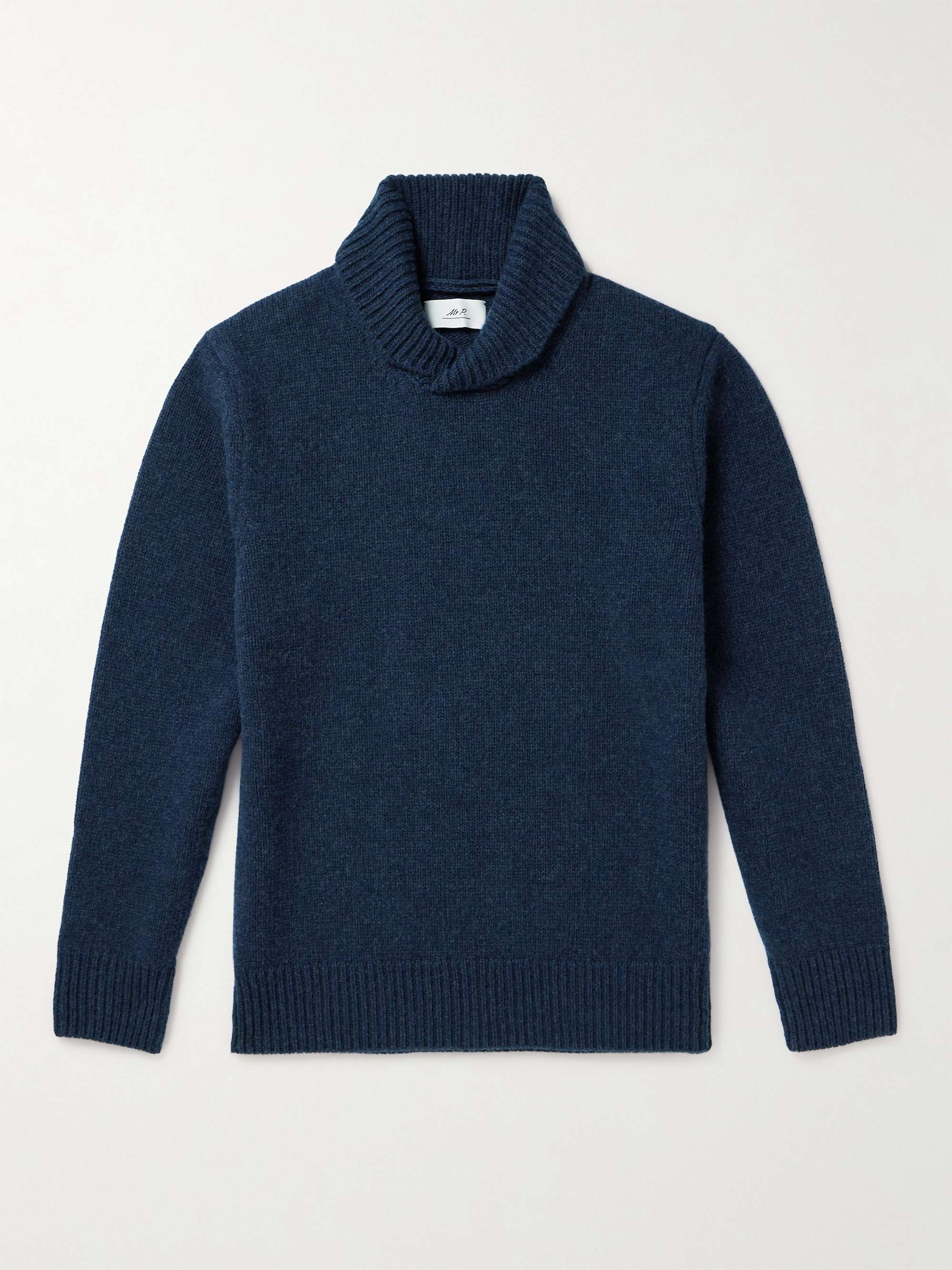 MR P. Slim-Fit Shawl-Collar Wool Sweater for Men | MR PORTER