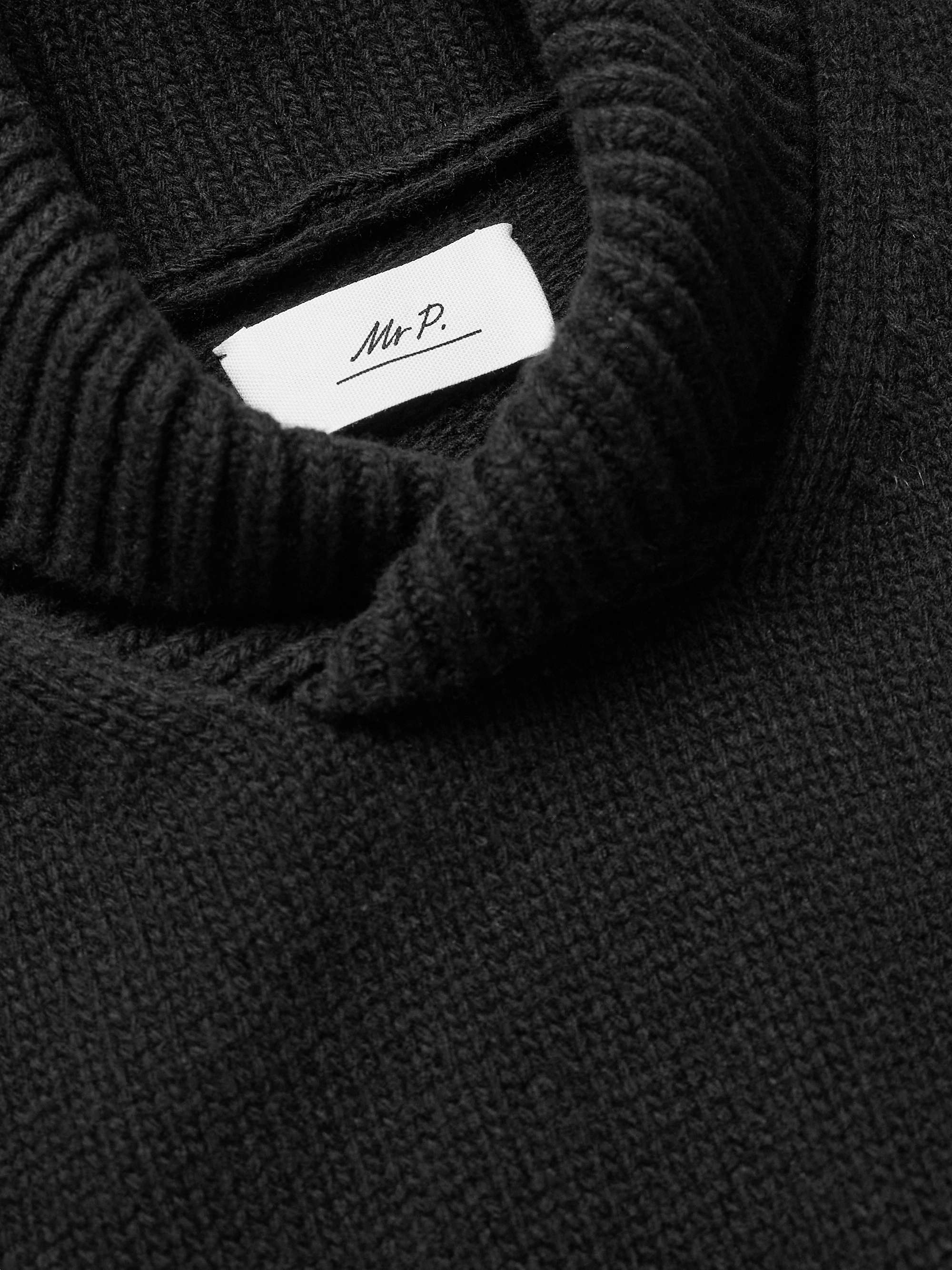 MR P. Slim-Fit Shawl-Collar Wool Sweater for Men | MR PORTER