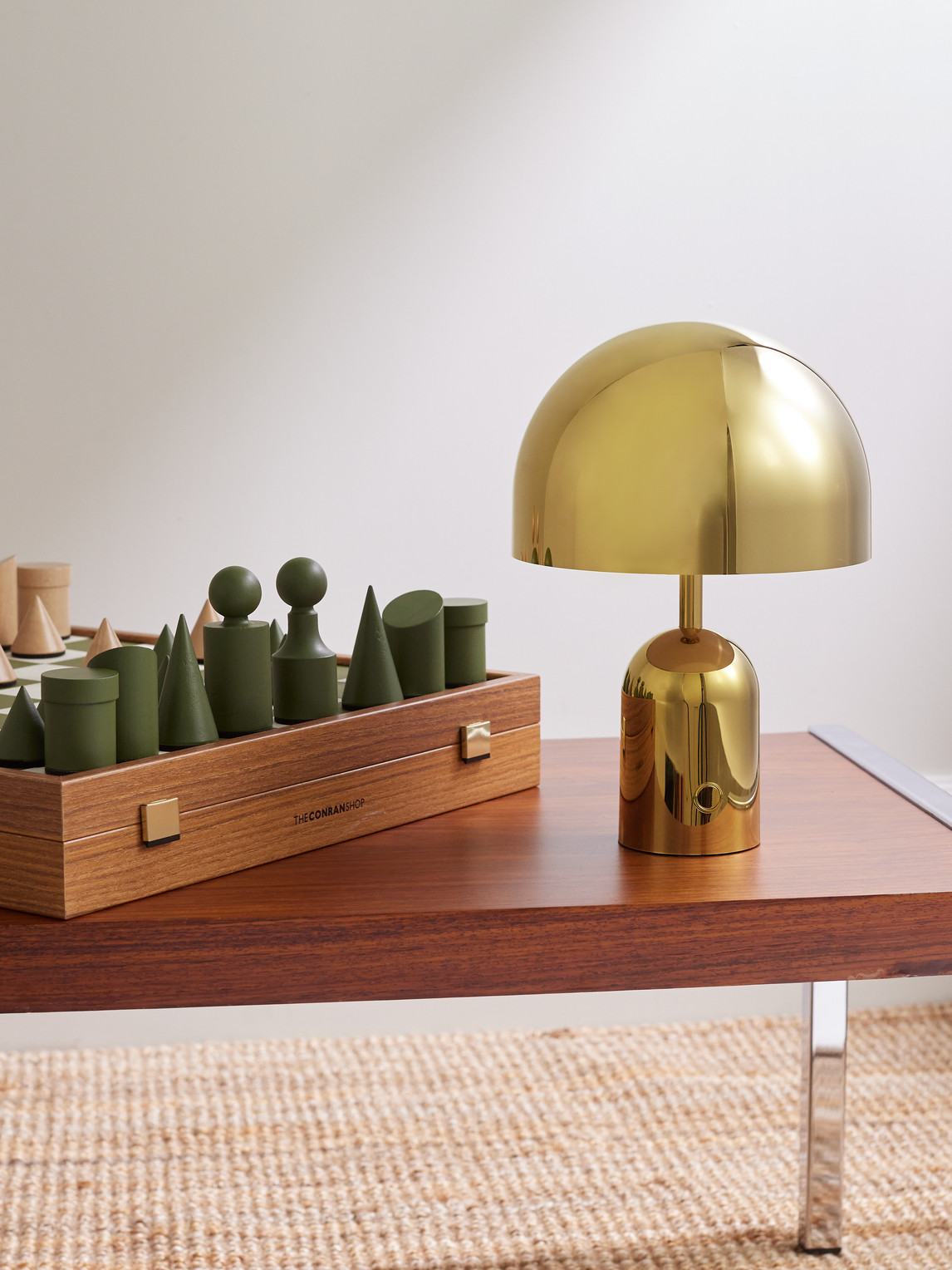 Bell Portable Gold-Tone LED Lamp — 2