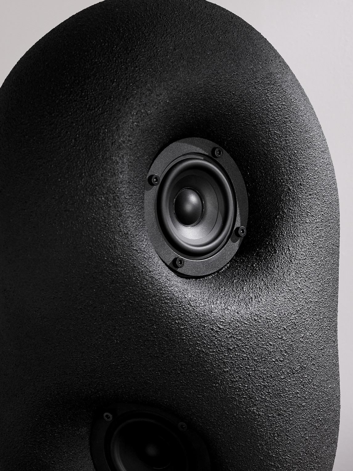  Transparent Speaker - Acoustic Sculpture Jesmonite Speaker - Men - Black 
