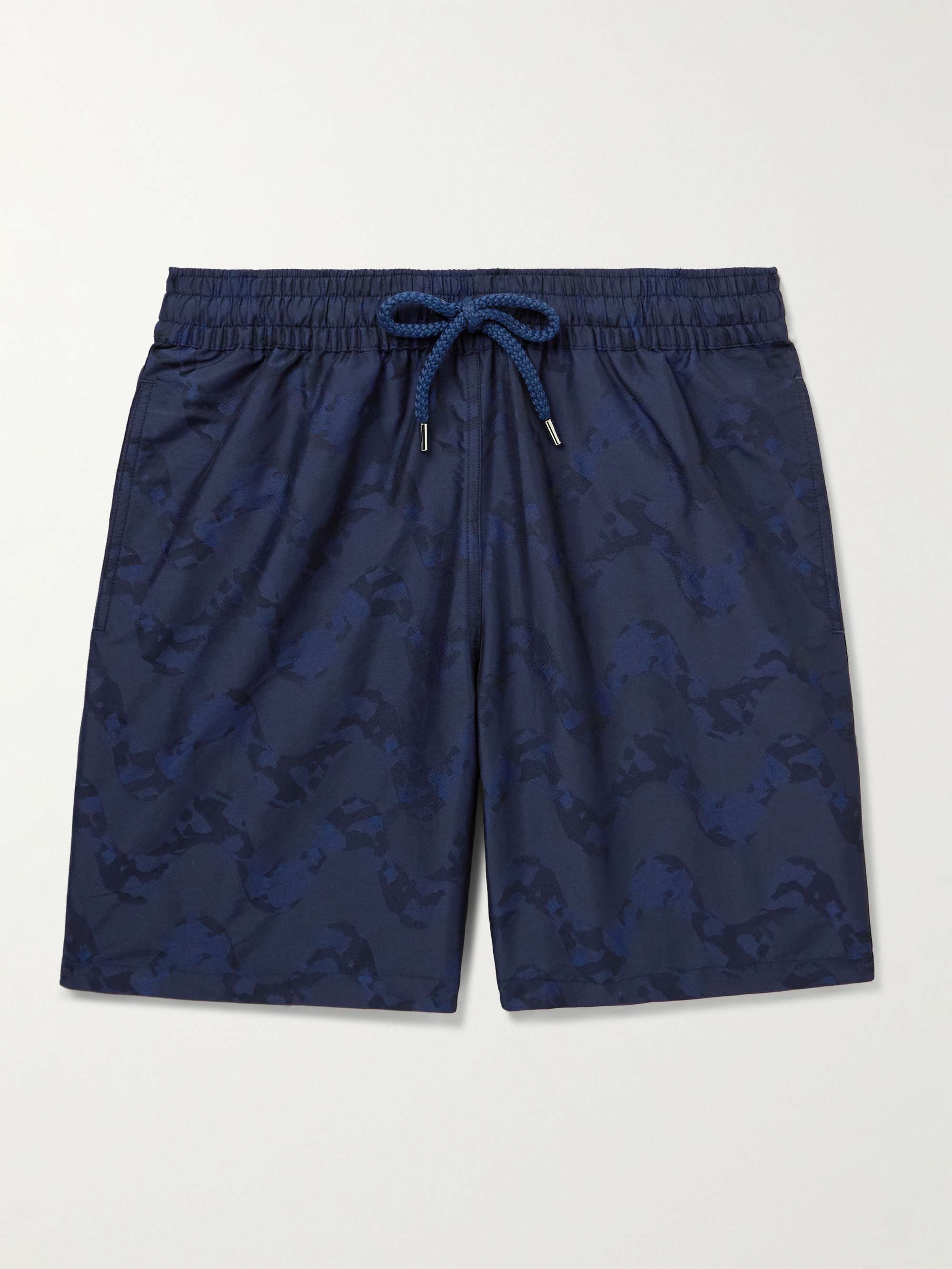 FRESCOBOL CARIOCA Copa Camo Straight Leg Mid Length Jacquard Swim Shorts for Men MR PORTER