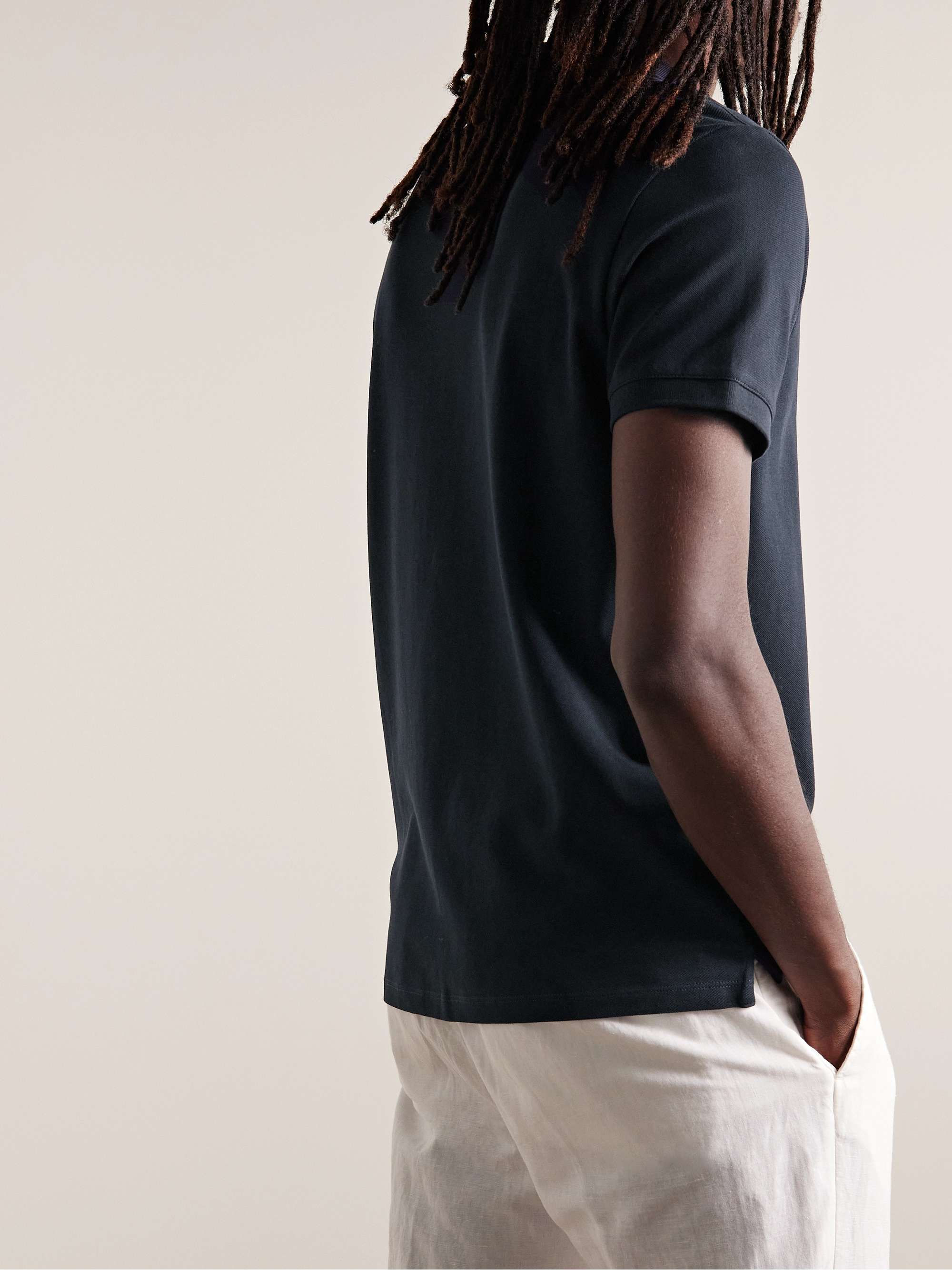 CLUB MONACO Johnny Stretch-Cotton Piqué Polo Shirt