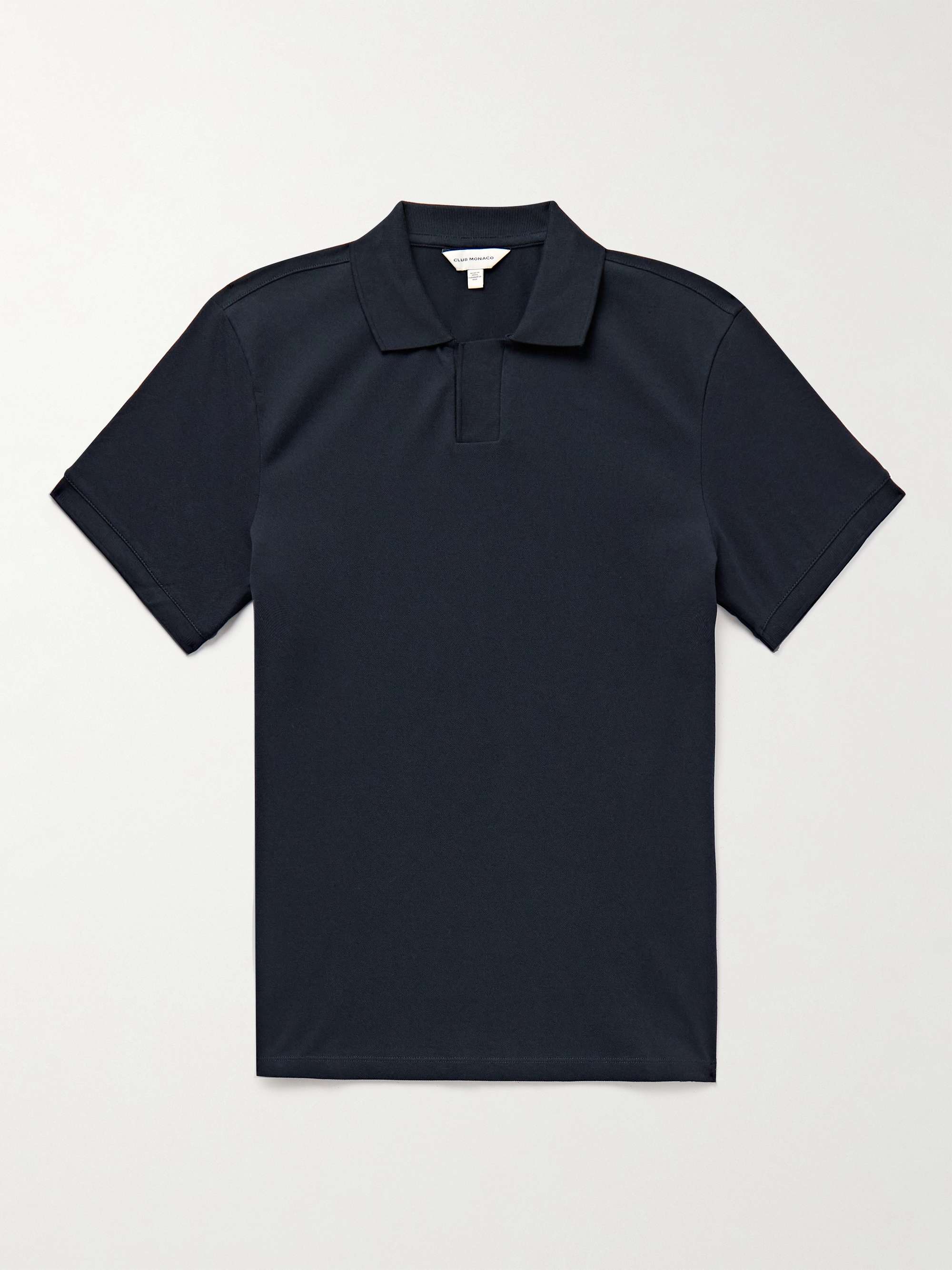 CLUB MONACO Johnny Stretch-Cotton Piqué Polo Shirt