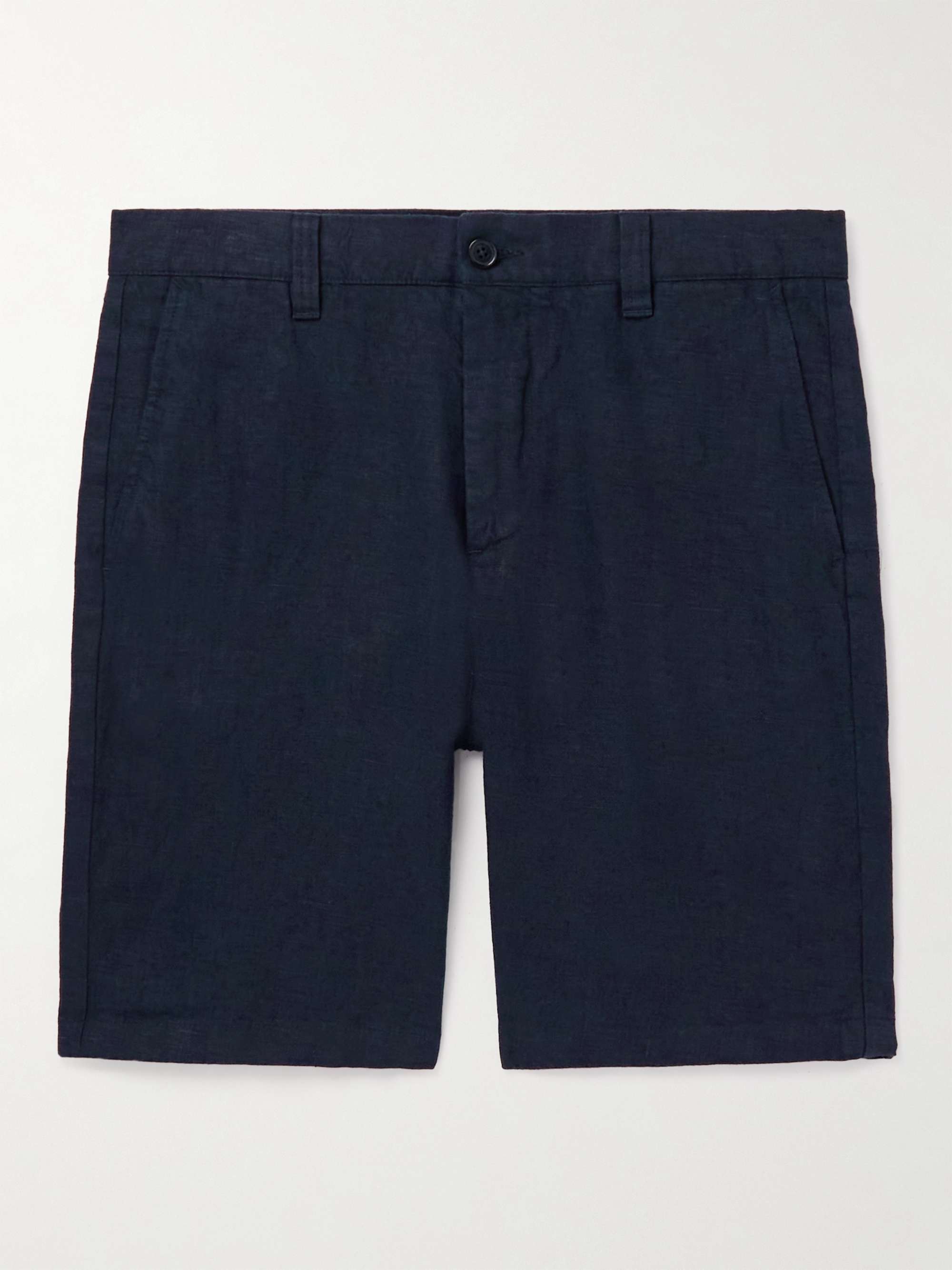 NN07 Crown Straight-Leg Linen Shorts for Men | MR PORTER