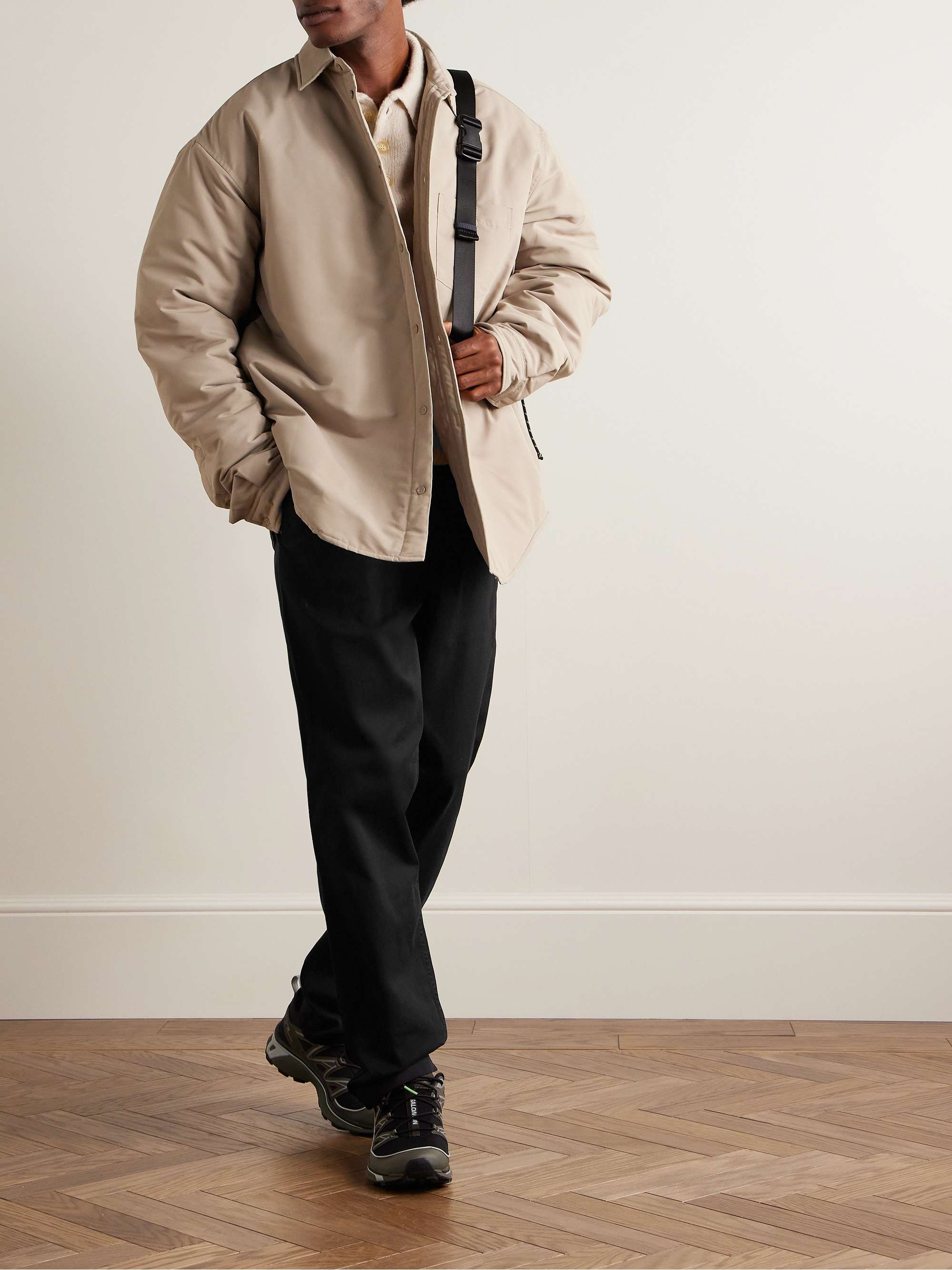 NORSE PROJECTS Ezra Straight Leg Stretch Cotton Twill Trousers for