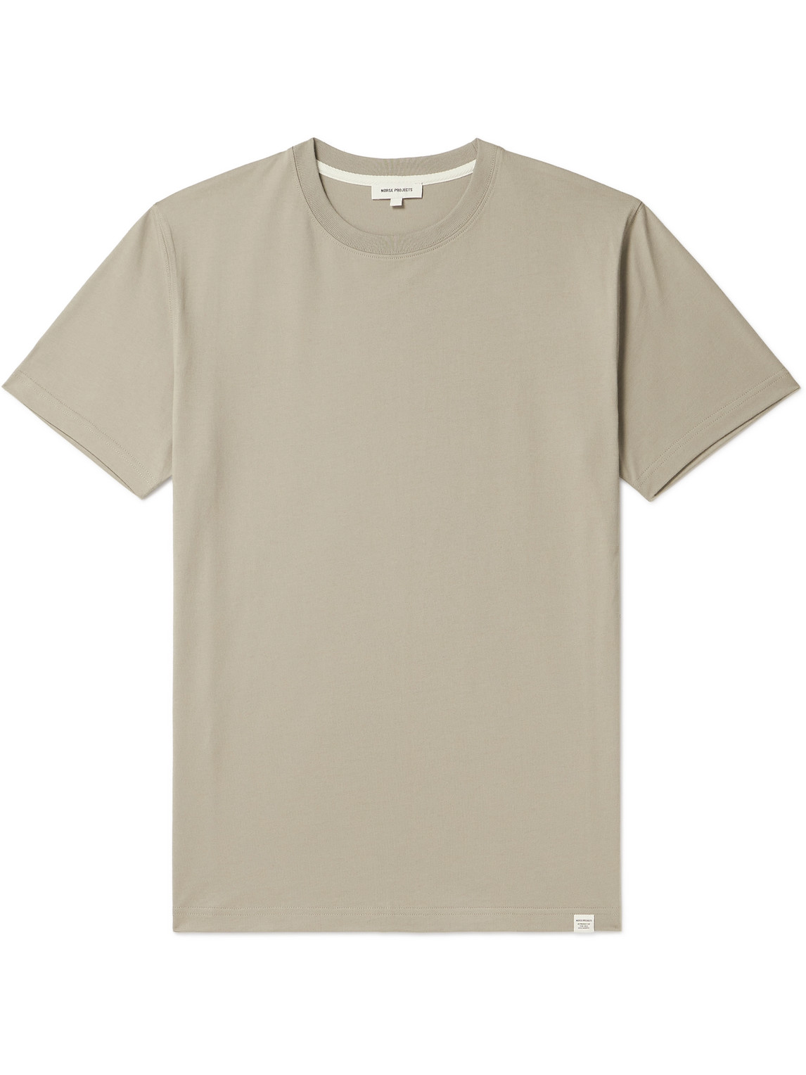 Norse Projects Niels Organic Cotton-jersey T-shirt In Neutrals