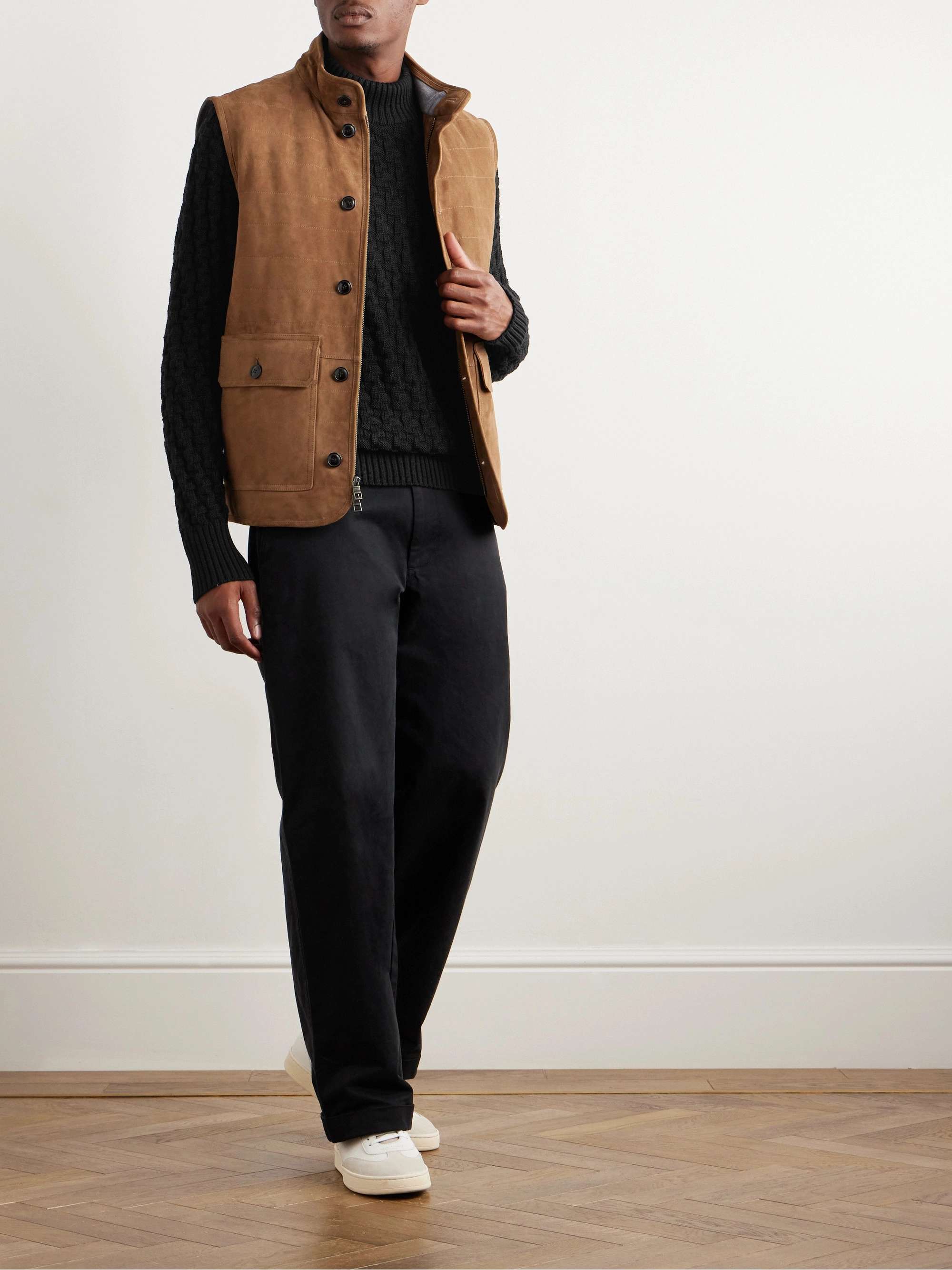 S.N.S. HERNING Stark Slim-Fit Virgin Wool Sweater