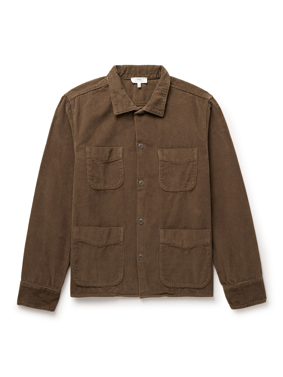 Save Khaki United Cotton-corduroy Shirt Jacket In Brown