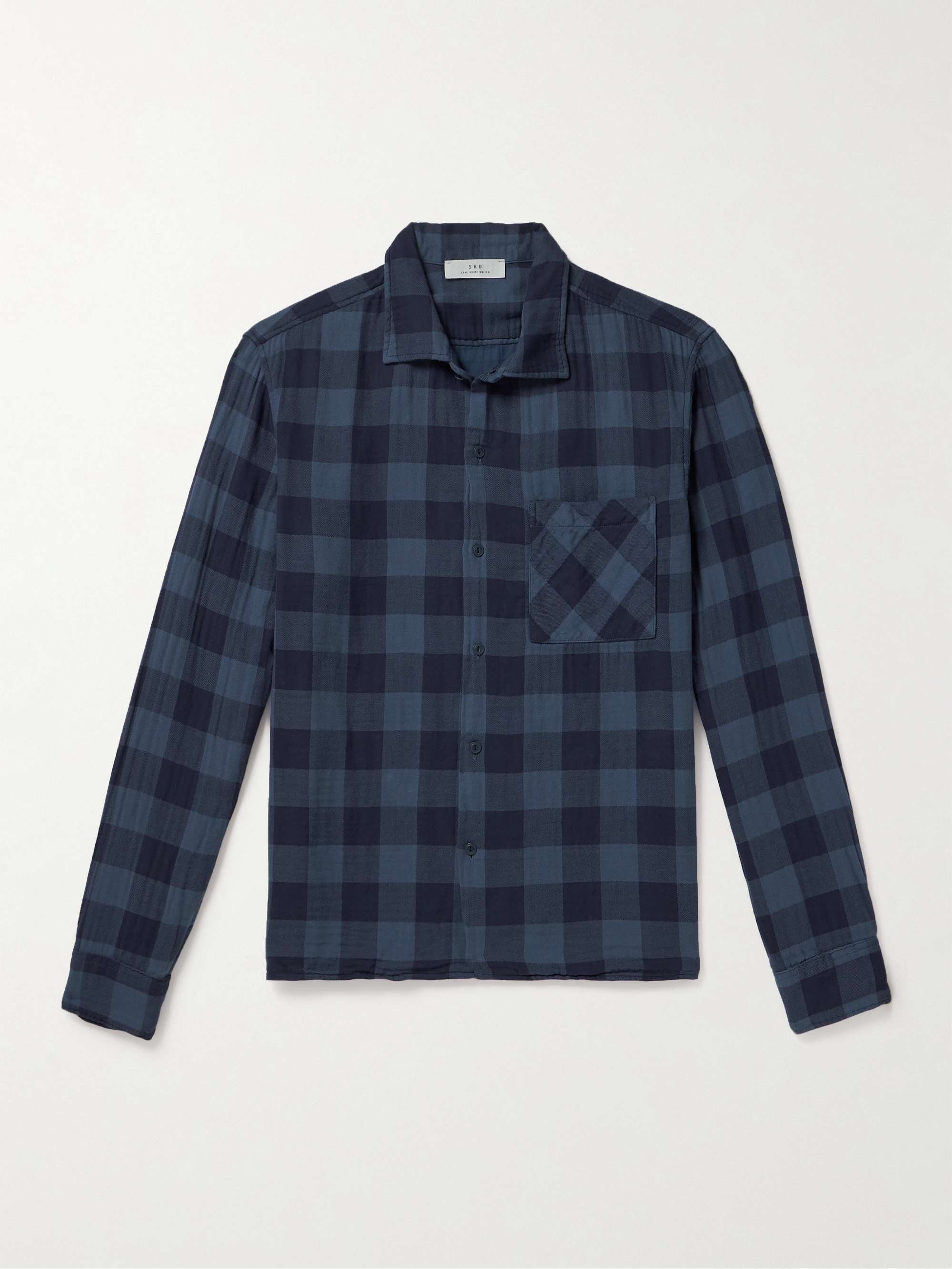 SAVE KHAKI UNITED Checked Cotton-Flannel Shirt for Men | MR PORTER