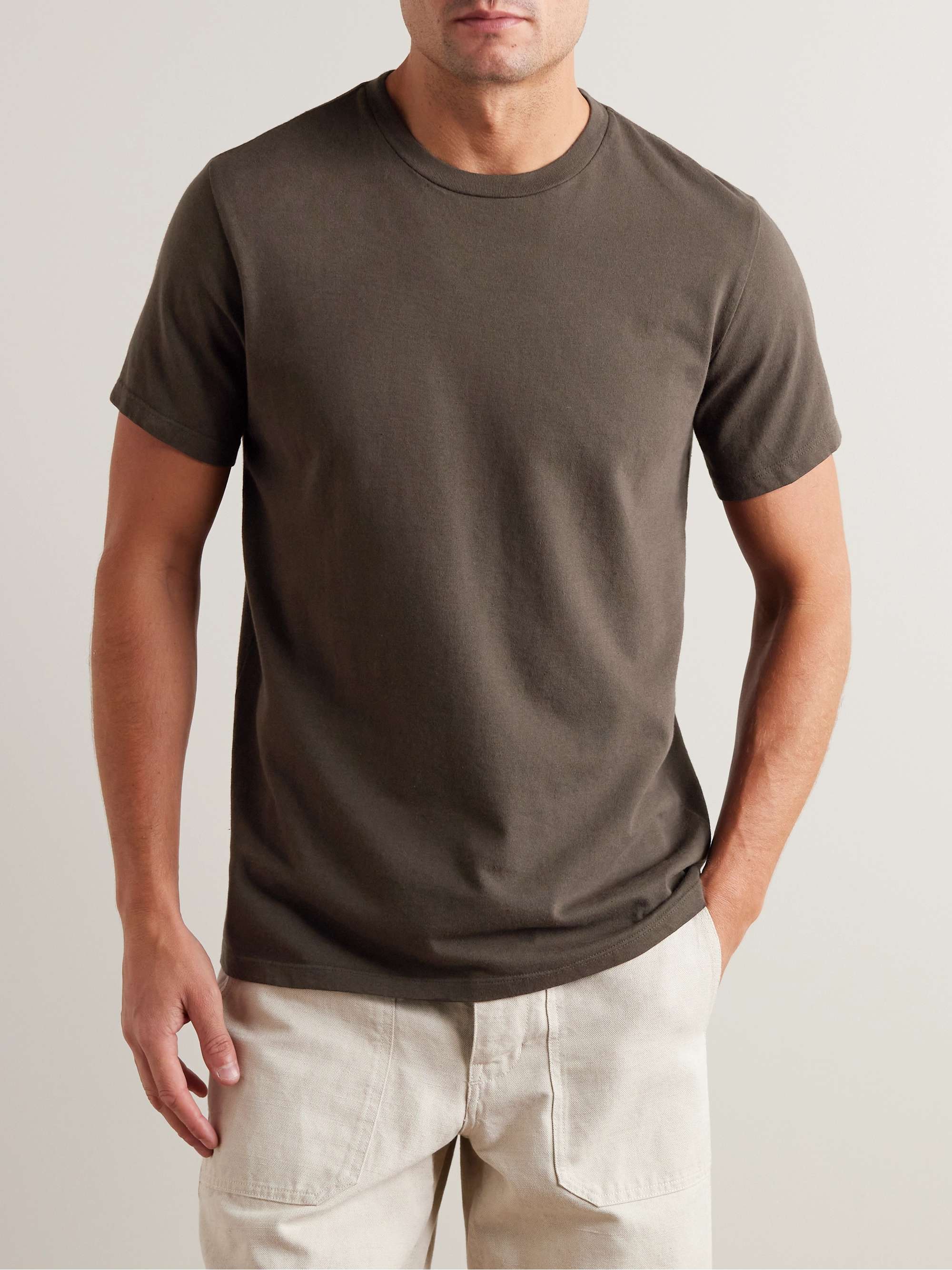 SAVE KHAKI UNITED Recycled and Organic Cotton-Jersey T-Shirt for Men ...
