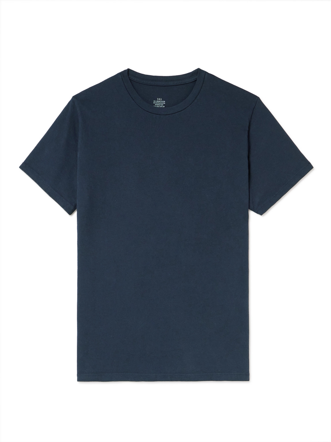 Save Khaki United Recycled And Organic Cotton-jersey T-shirt In Blue