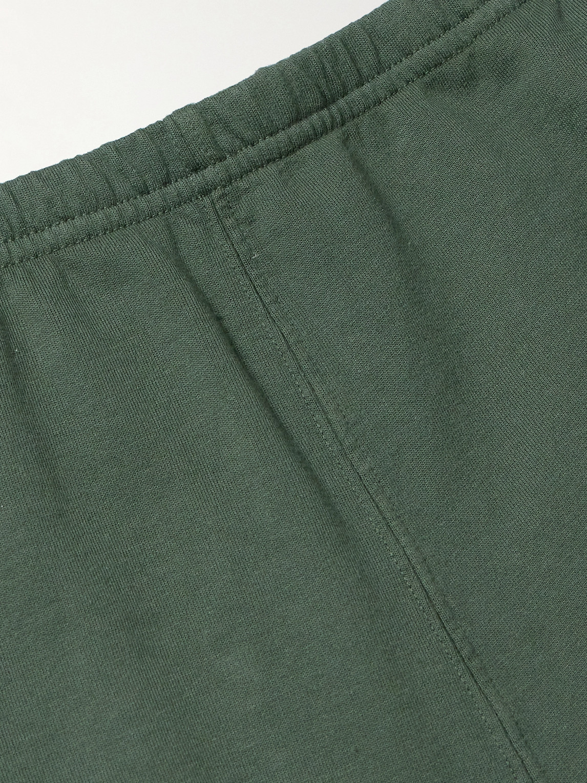 Shop Save Khaki United Tapered Fleece-back Supima Cotton-jersey Sweatpants In Green
