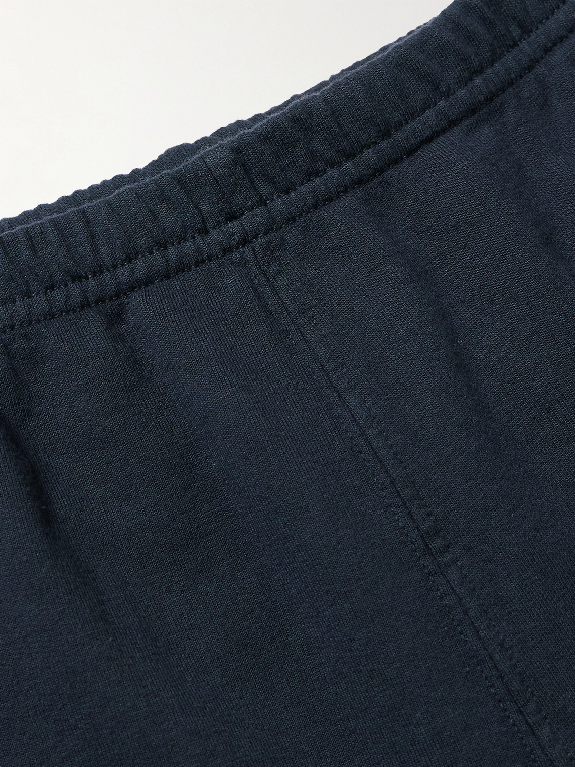 Shop Save Khaki United Tapered Fleece-back Supima Cotton-jersey Sweatpants In Blue
